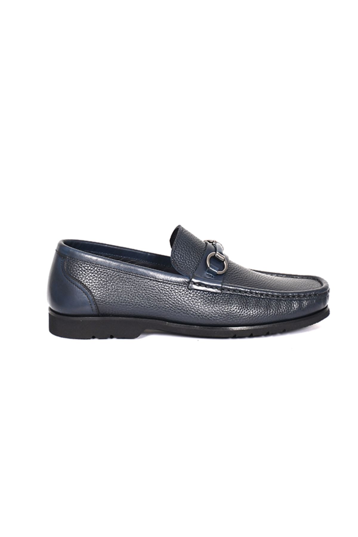 Tuna Hakiki Floter Deri EVA Taban Toka Detaylı Loafer Model Erkek Ayakkabı - Tuna 1019