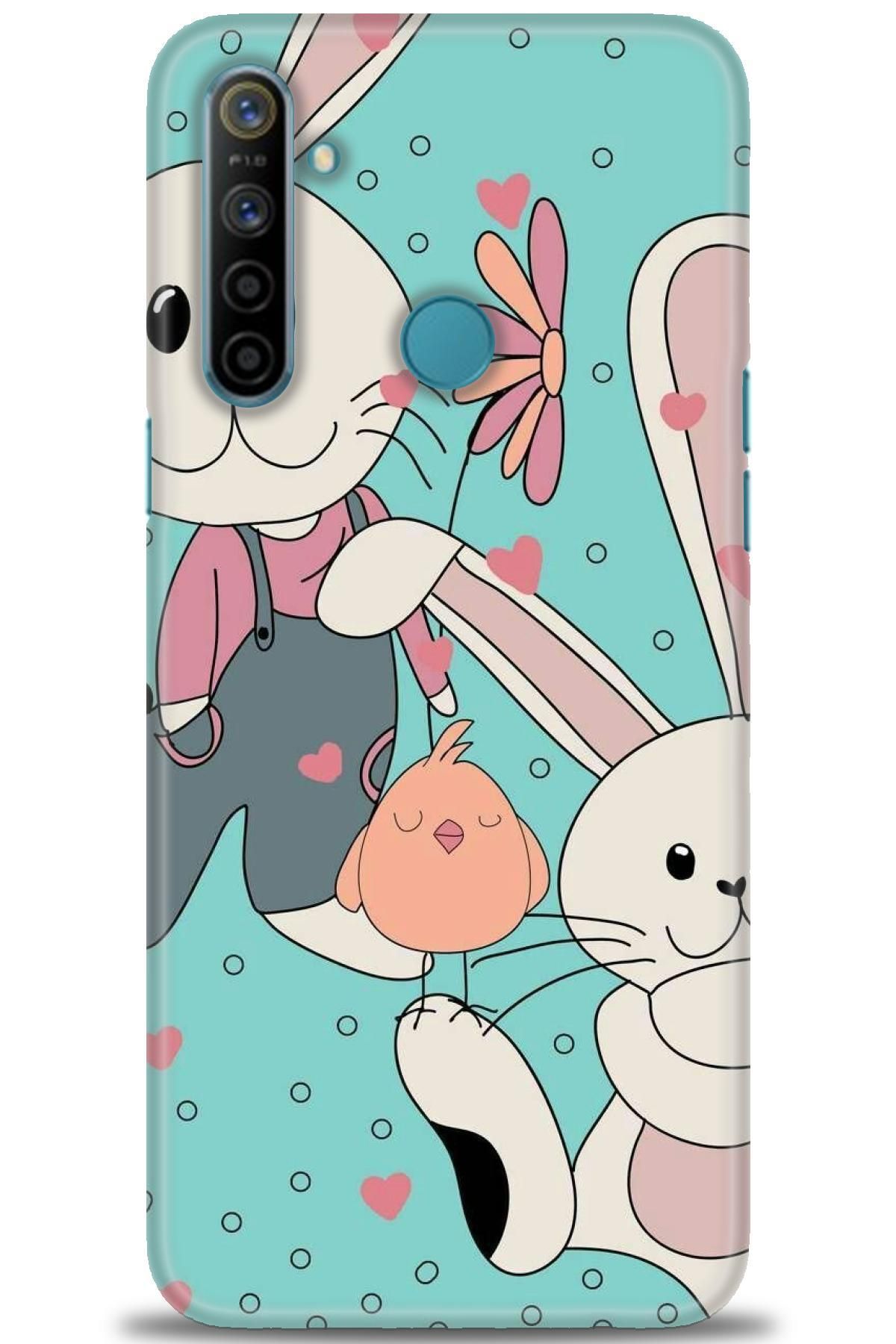 realme 5i İle Uyumlu HD Baskılı Desenli Silikon Kılıf - 294