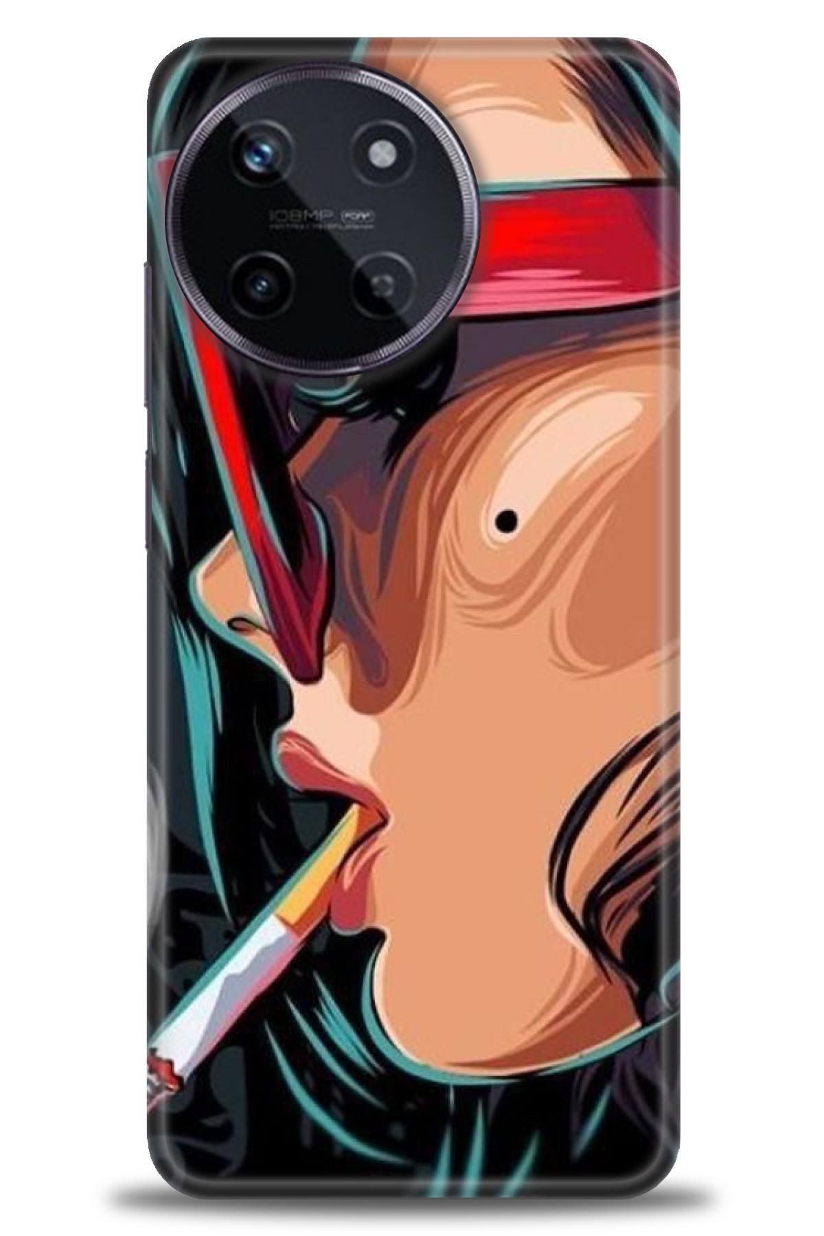 realme 11 4G İle Uyumlu HD Baskılı Desenli Silikon Kılıf - 240