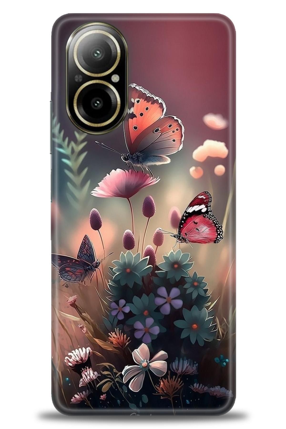 realme 12 Lite İle Uyumlu HD Baskılı Desenli Silikon Kılıf - 186