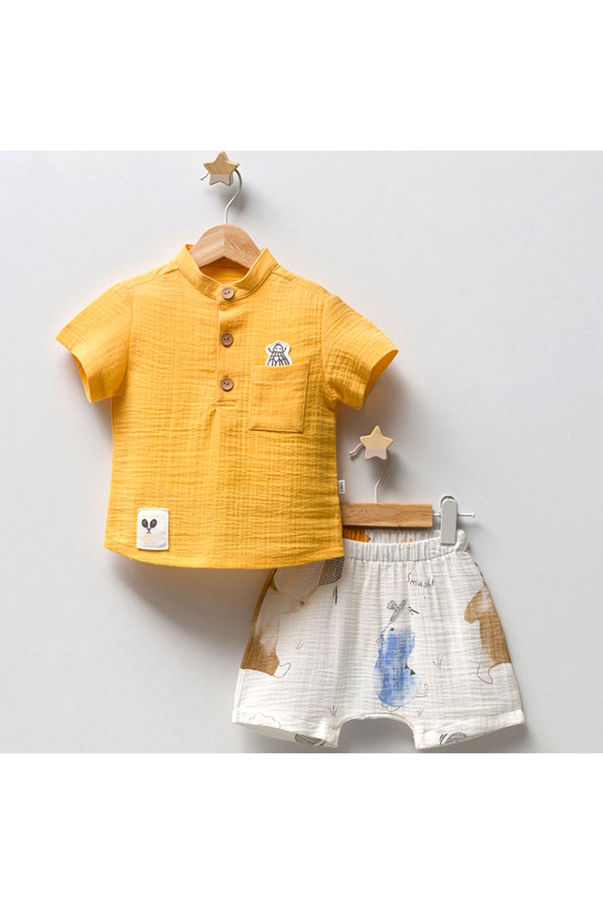 Tongs Baby Badminton İkili Takım - Sarı