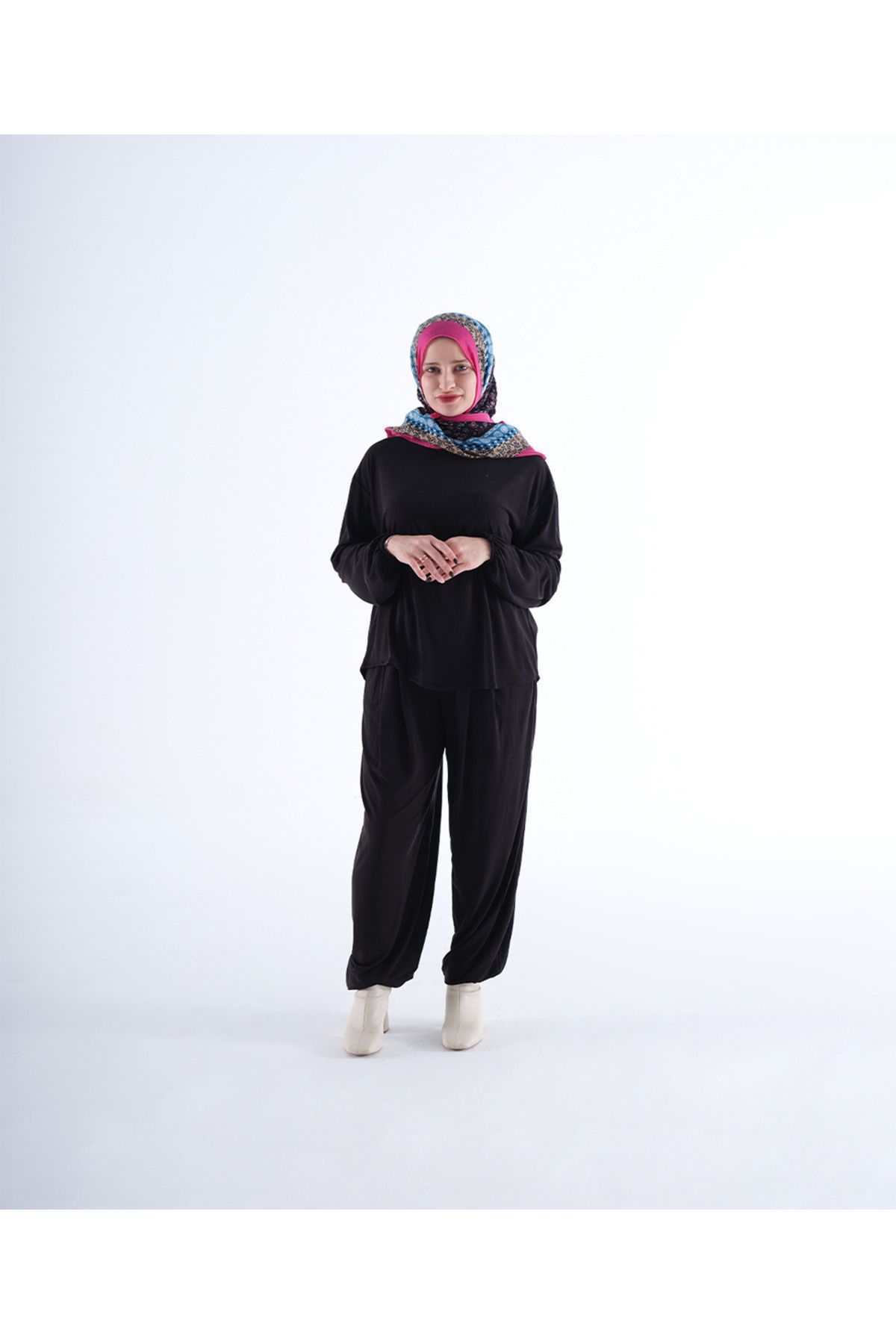 MODA Şalvar Pantolonlu Takım