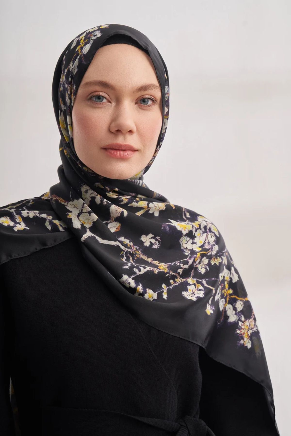 ARMANDA İthal Vual Almond Blossom Desen Şal -4464