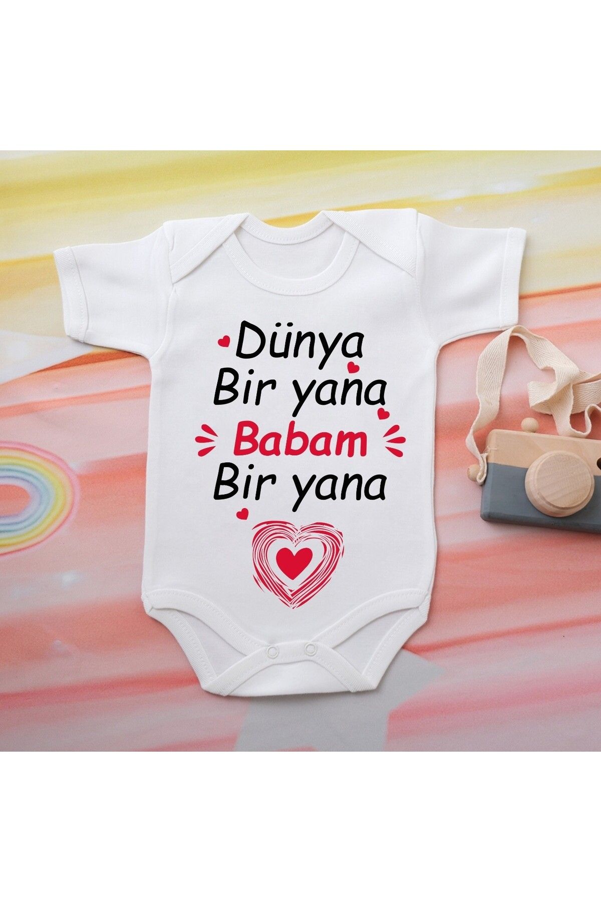soft wing %100 Pamuklu Organik Baskılı Premium Çıtçıtlı Bebek Body Atlet Zıbın 00575