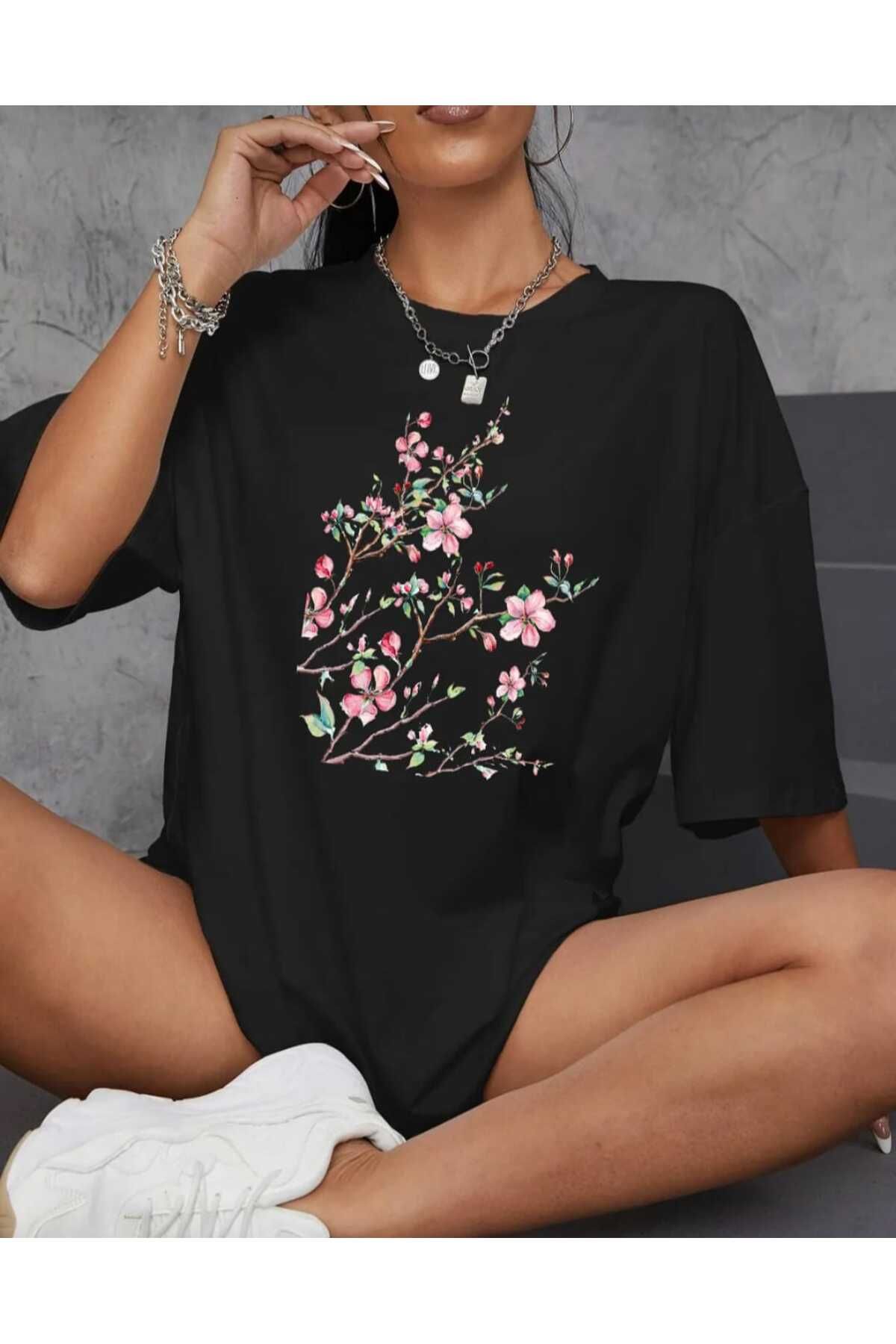 FULL TOLERANCE ceyasmoda Kısa Kollu Tee Top Fashion Tişört Model
