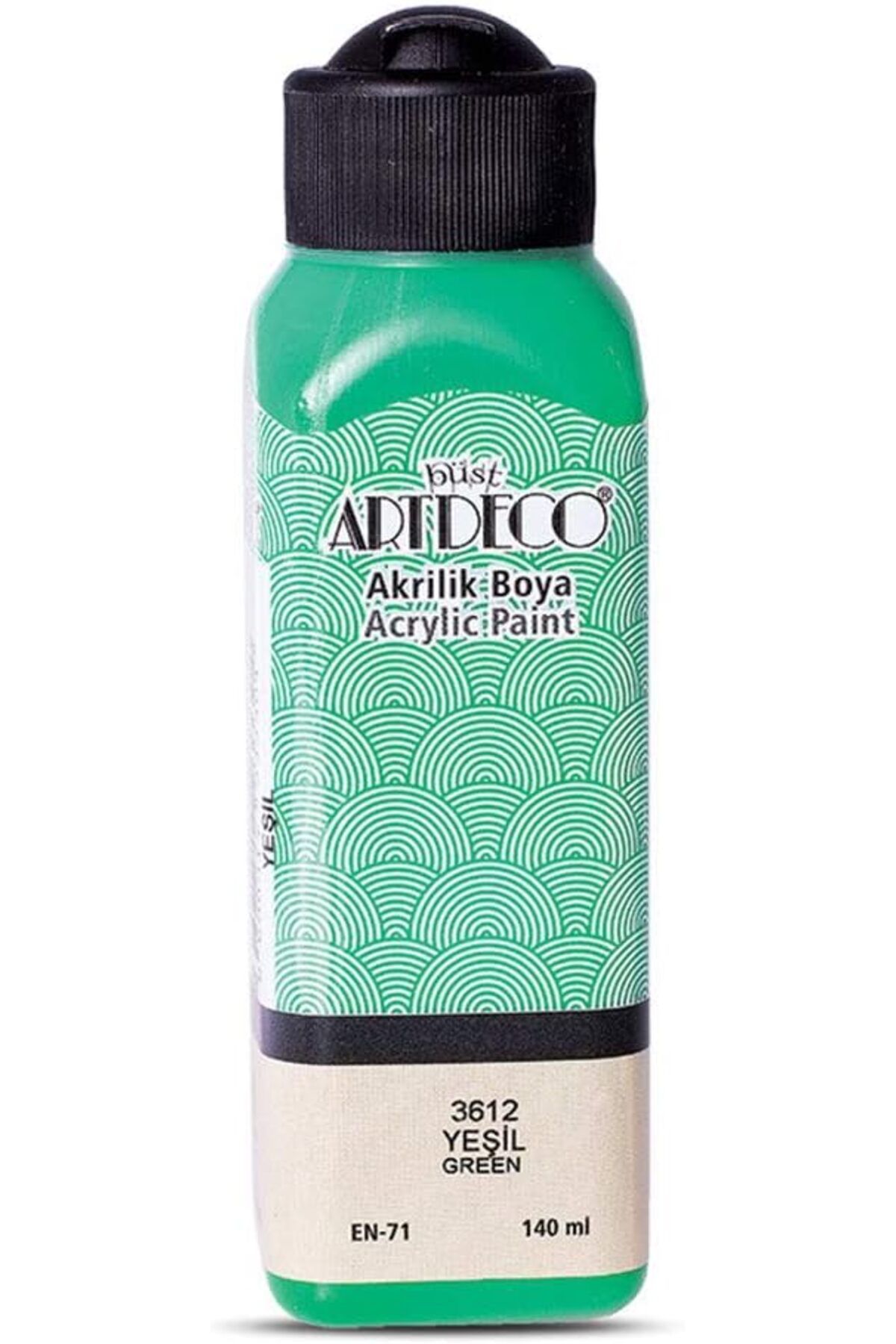 DERİK KADROĞLU Akrilik Boya, 140ml, Yeşil 3612 Yeni 1