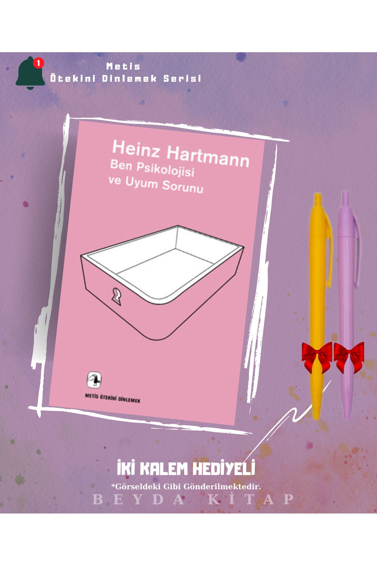Metis Yayınları Ben Psikolojisi ve Uyum Sorunu - Heinz Hartmann - İki Kalem Hediyeli, OTSDNM21