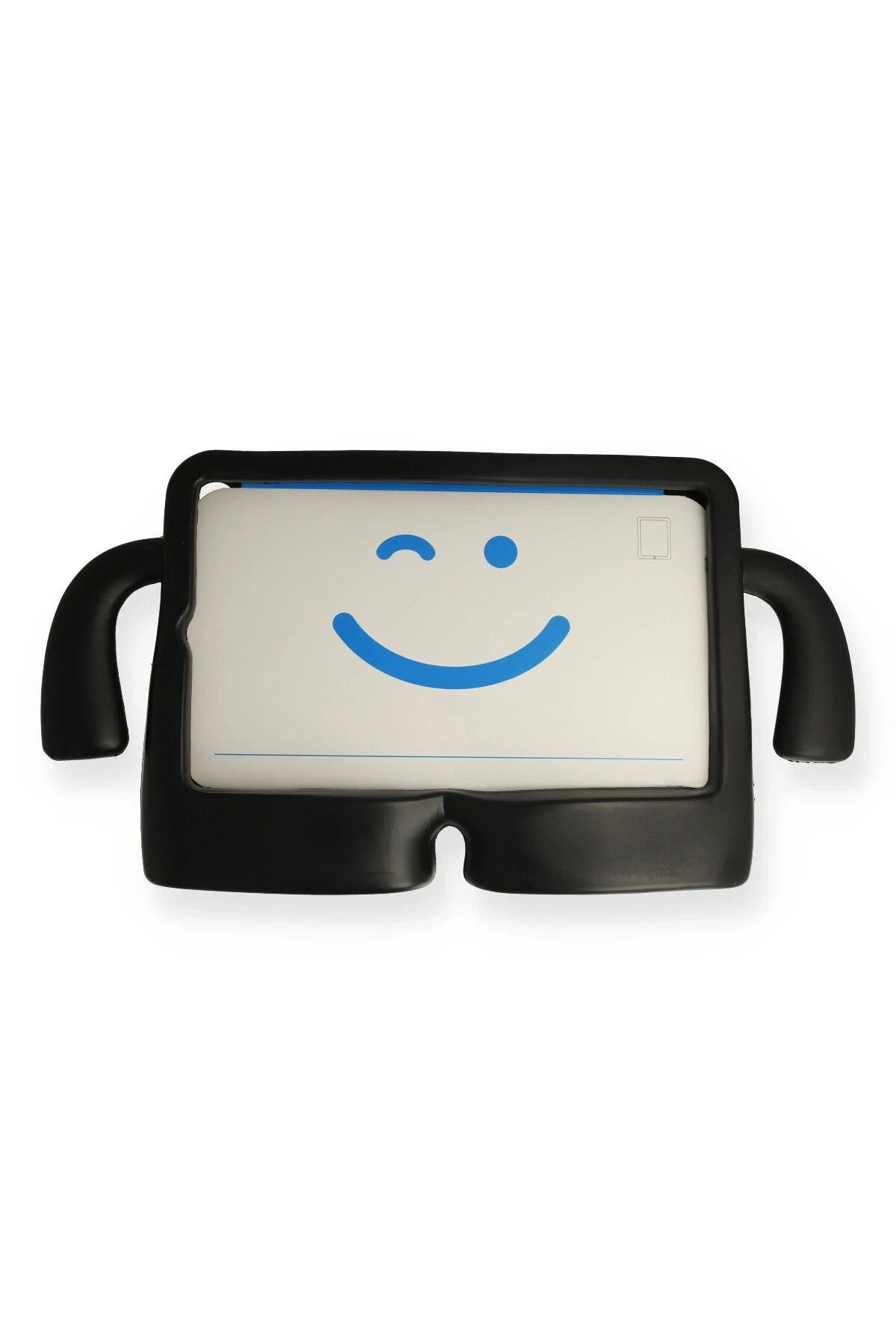 NewFace iPad 10.2 (7.nesil) Kılıf Karakter Tablet Silikon - Siyah YKTSN
