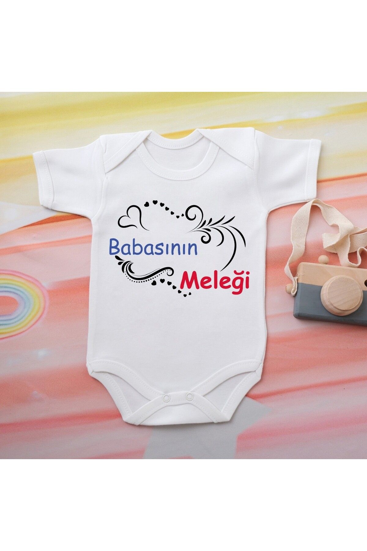 soft wing %100 Pamuklu Organik Baskılı Premium Çıtçıtlı Bebek Body Atlet Zıbın 00549