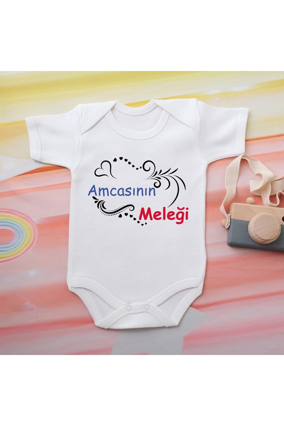 soft wing %100 Pamuklu Organik Baskılı Premium Çıtçıtlı Bebek Body Atlet Zıbın 00550