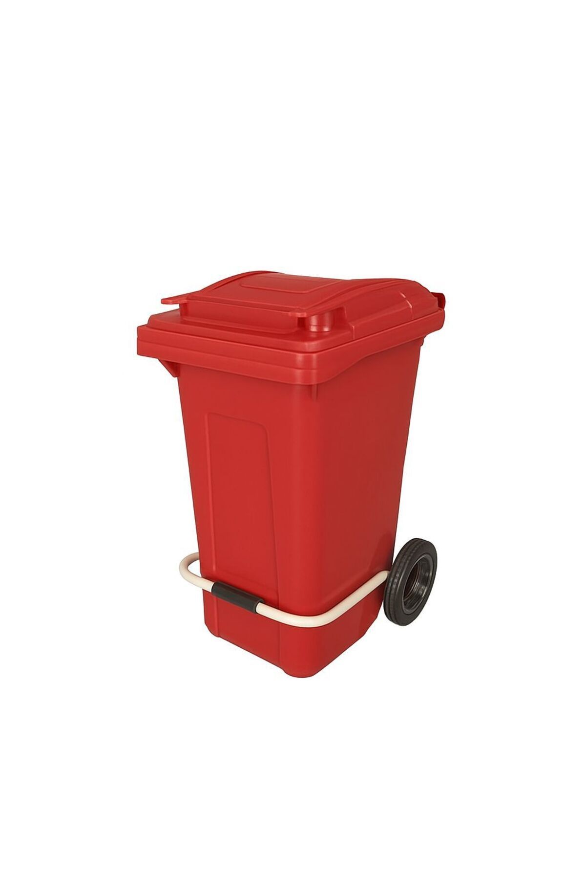 Torbeks 80 Lt Pedallı Çöp Konteyneri Kırmızı