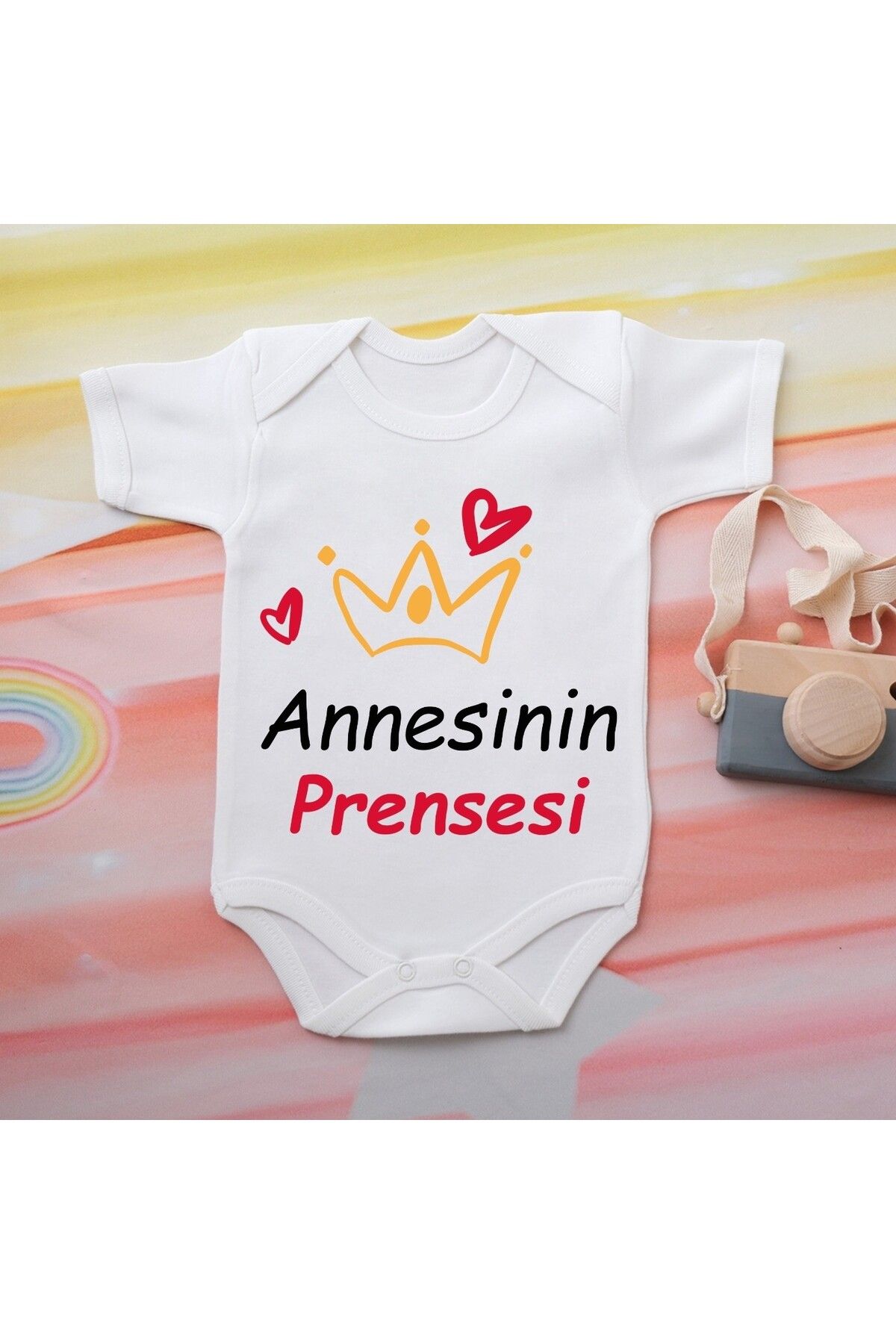 soft wing %100 Pamuklu Organik Baskılı Premium Çıtçıtlı Bebek Body Atlet Zıbın 00501