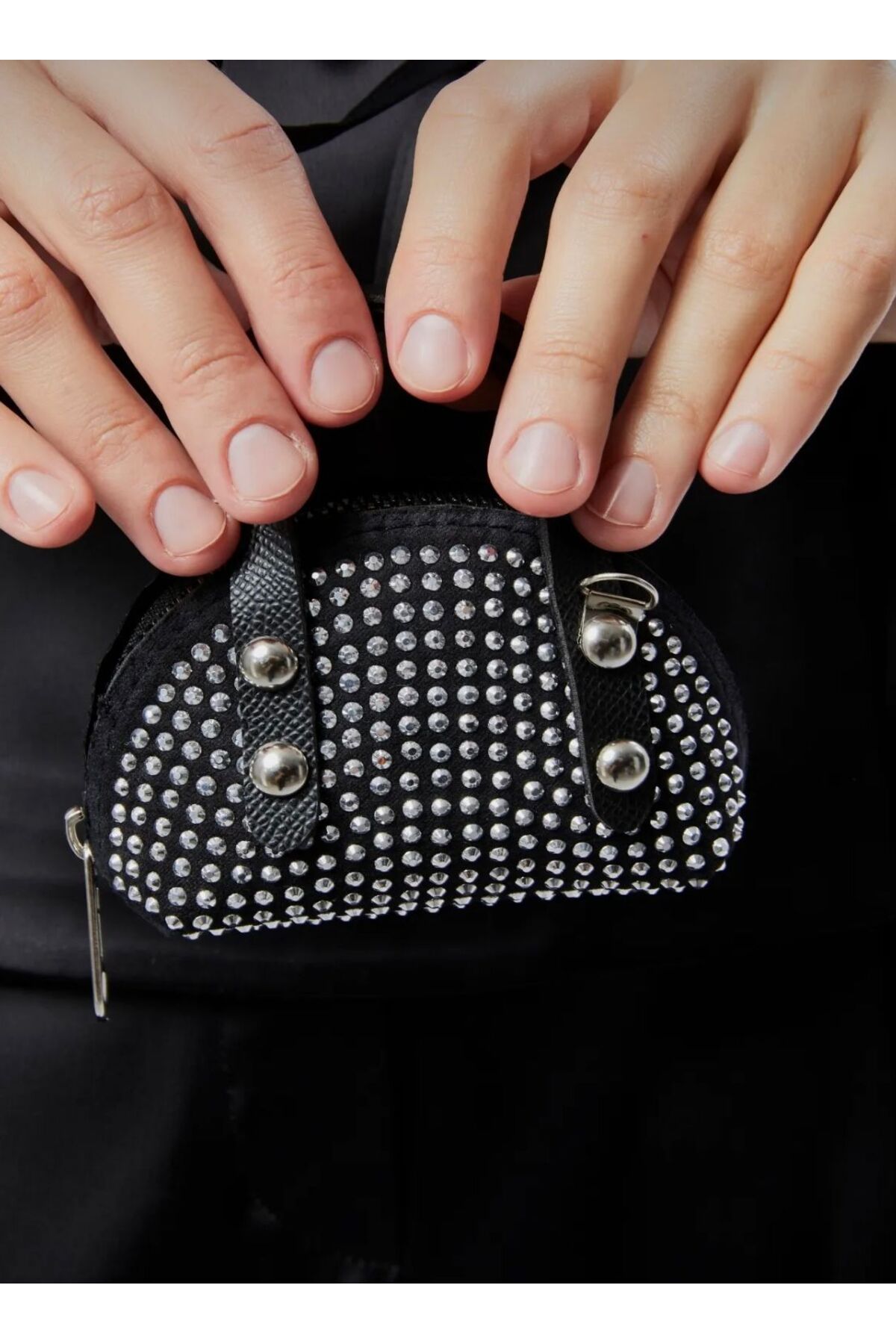 bag KADIN MİNİ TAŞLI ÇAPRAZ ÇANTA