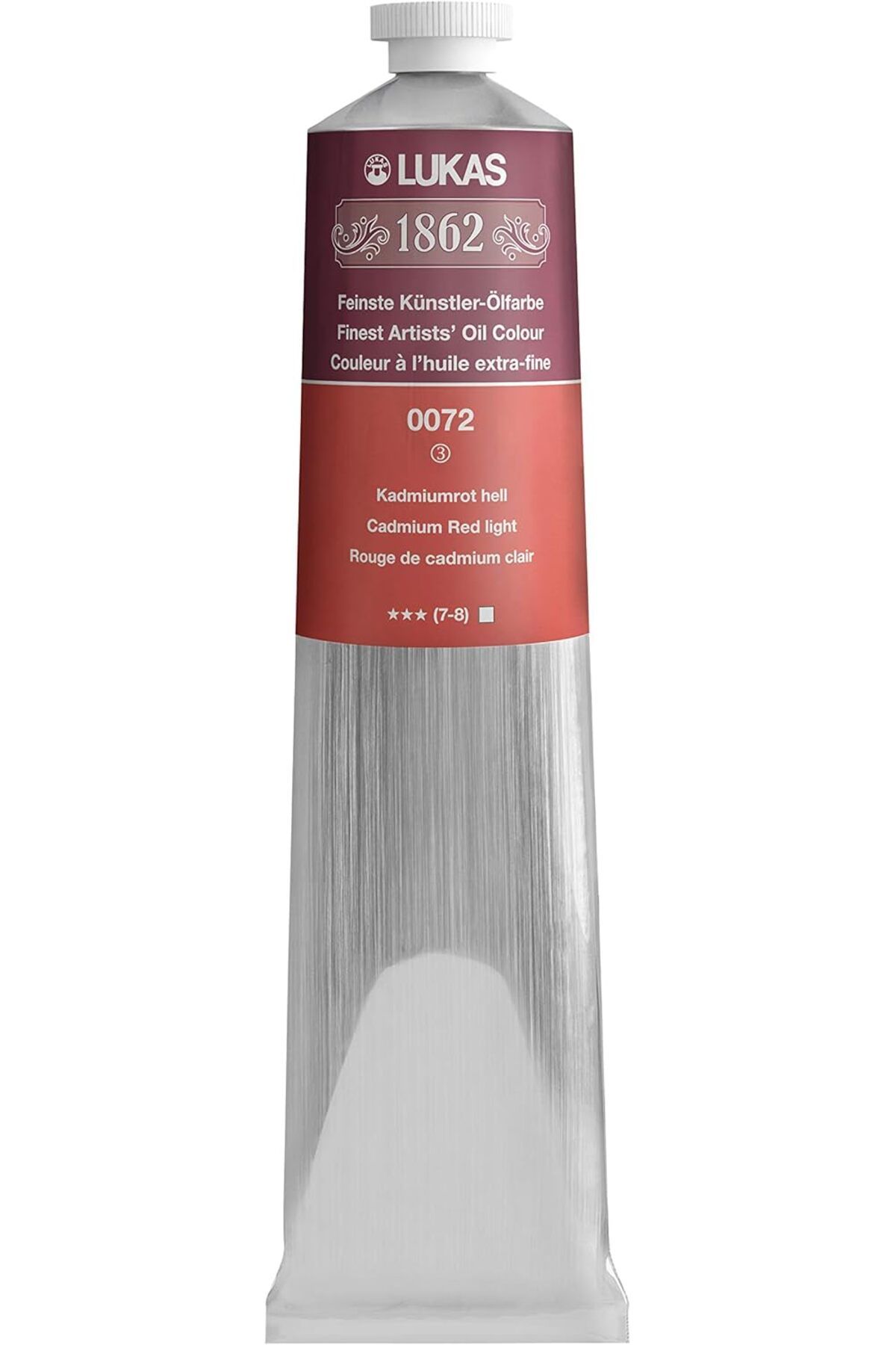 MEGOBİNE WHERE 00720014 1862 Tüp Yağlıboya, Kadmium Kırmızı-Açık, 200 ml ZTML SYFT 1139610