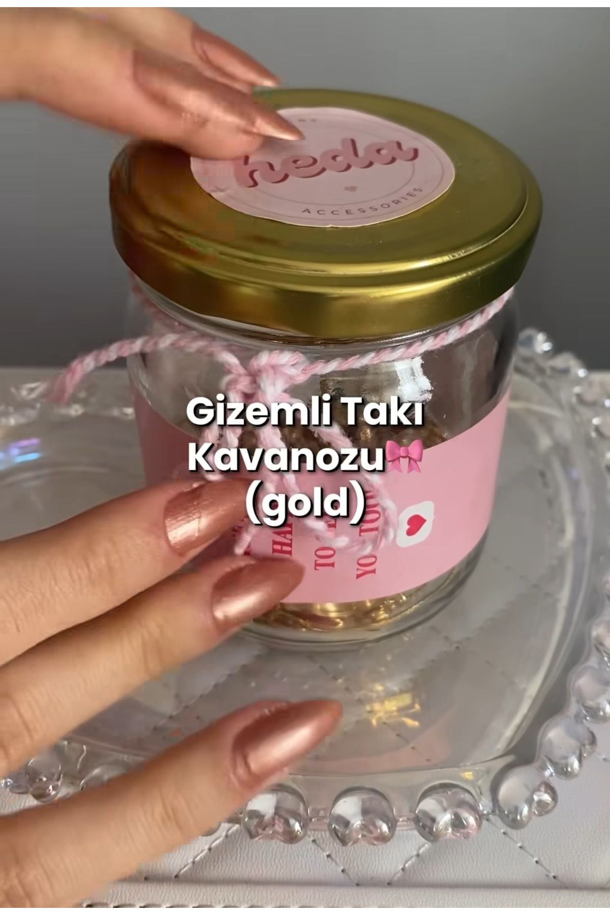 VİBE Süpriz Takı Kavanozu Gold