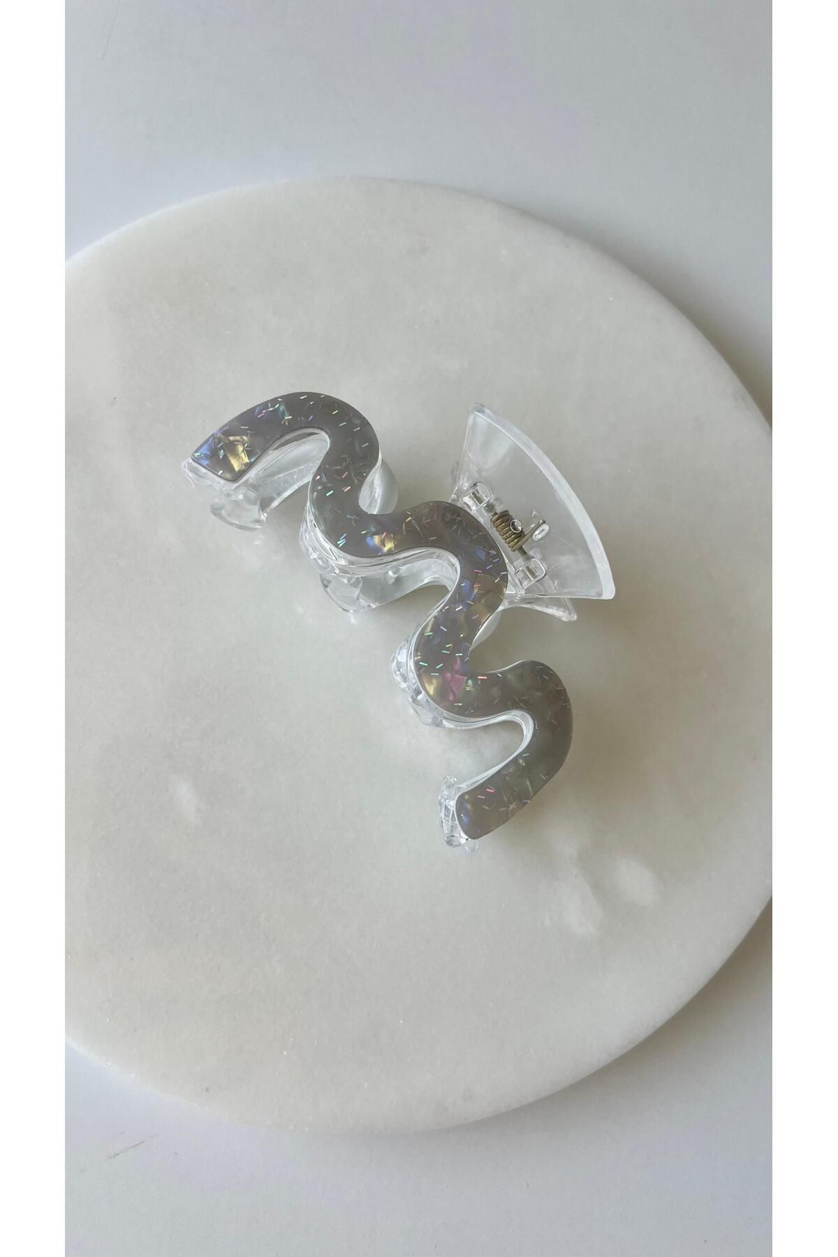 rimeaccessories Efektli Büyük Mandal Toka