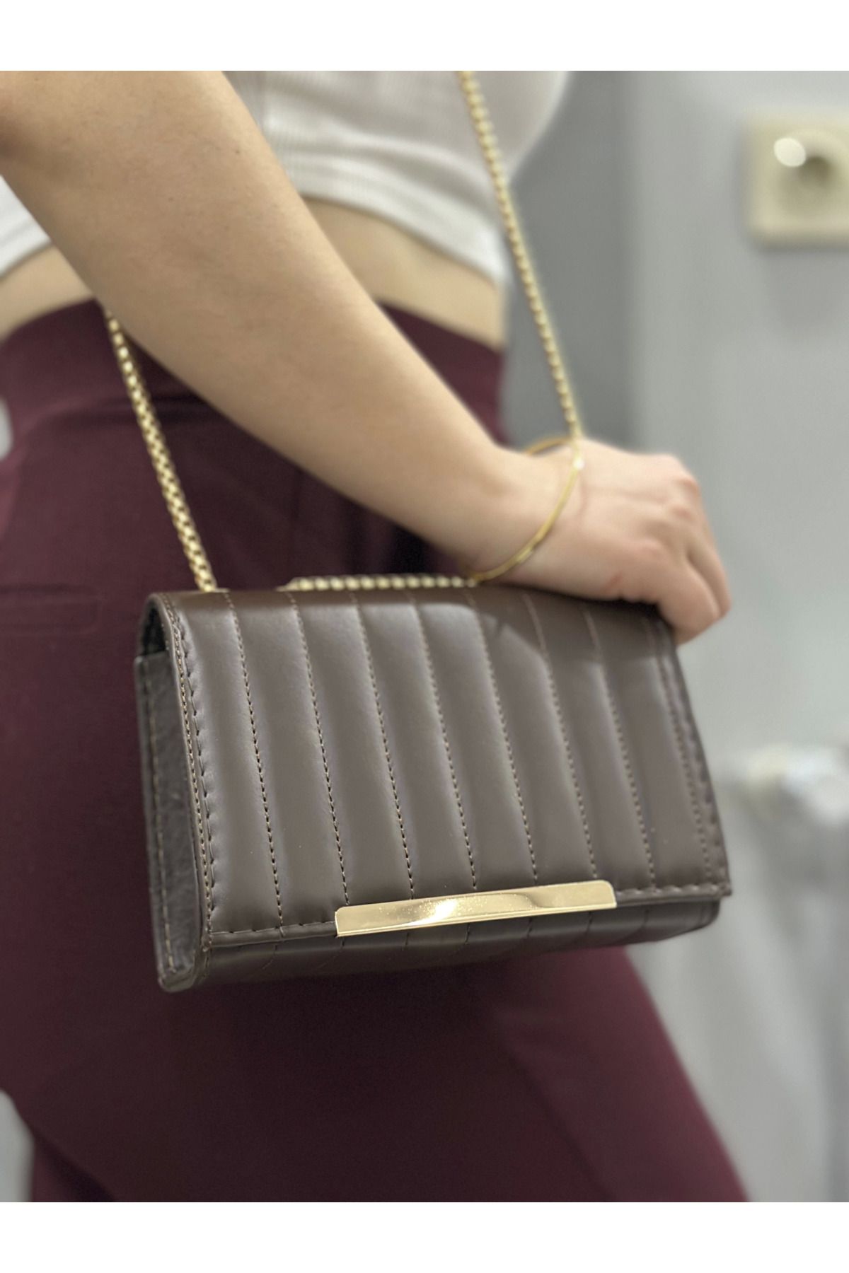 FASHIONLINE Cessi kahve cilt çanta