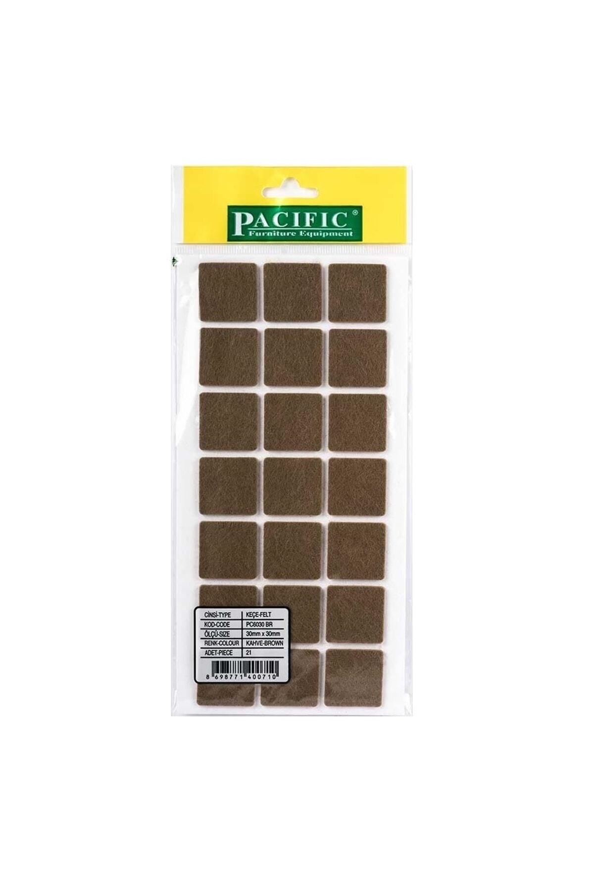 Sucuoğlu Yapışkanlı Keçe Zemin Koruyucu Kahverengi 30x30 Mm