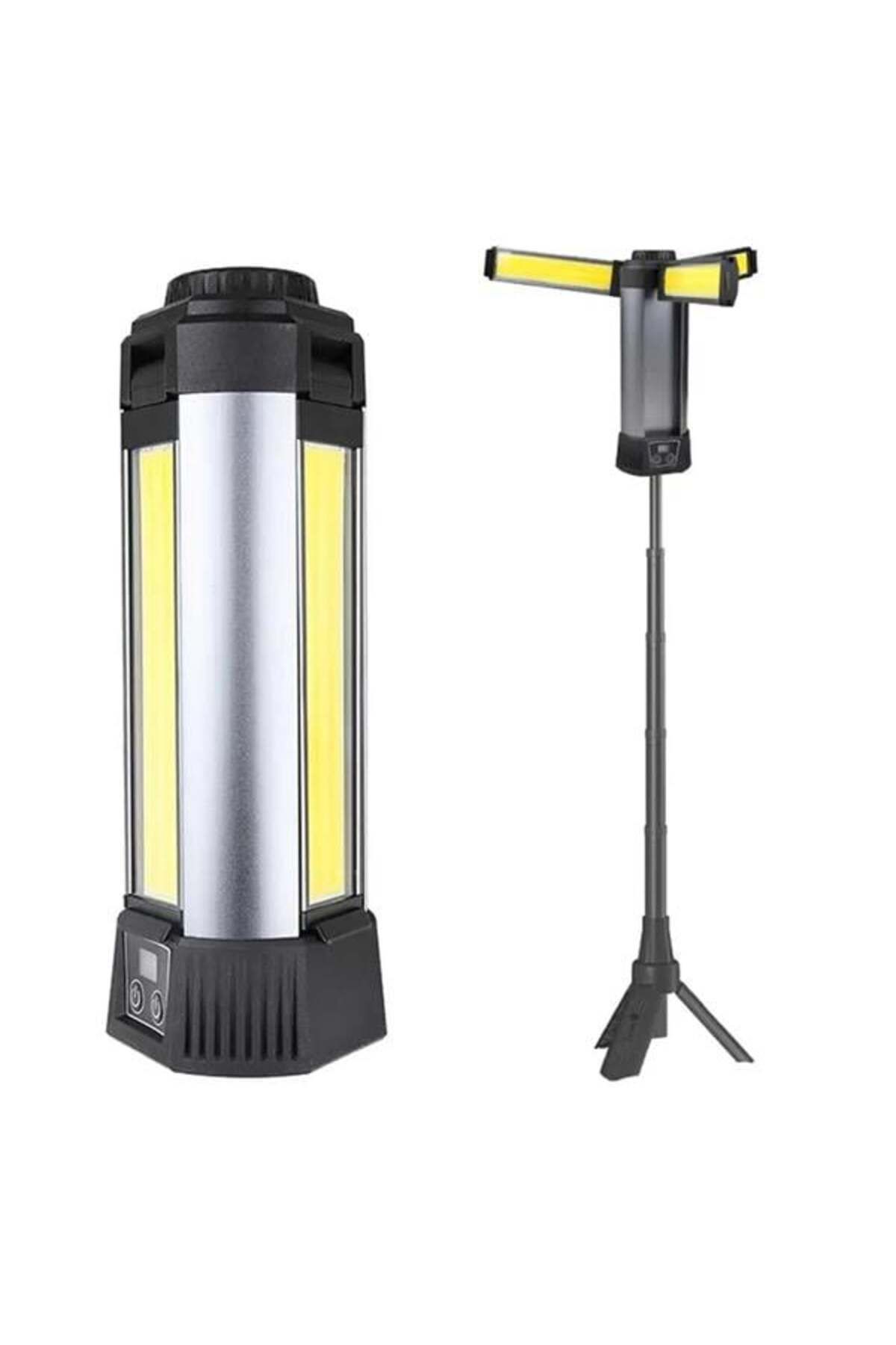 robotrend Powermaster Pm-24566 35 Watt Usb - Type-C Girişli P50 Ve Cob Ledli 3 Kanatlı Kollu Çalışma Lambası