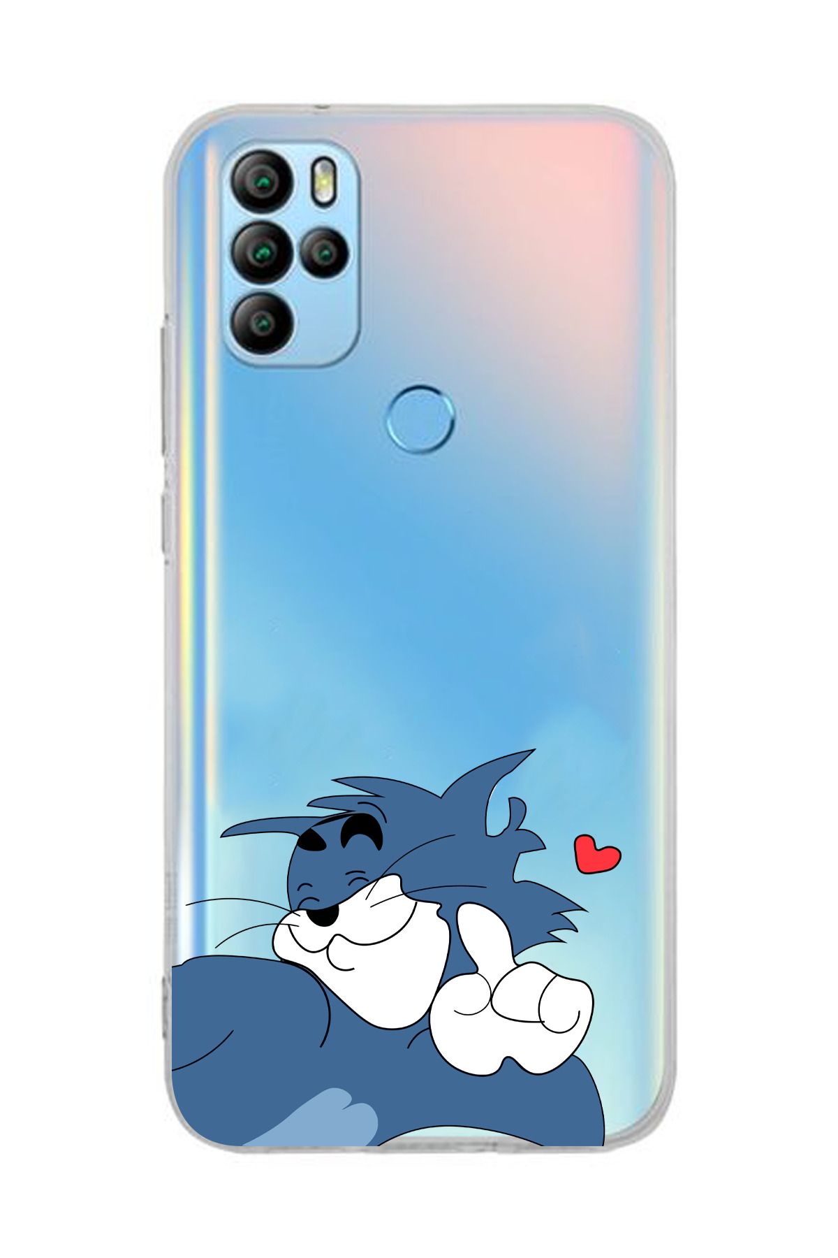 moonset Omix X300/X500 Uyumlu Tom Tasarımlı Baskılı Şeffaf Telefon Kılıfı