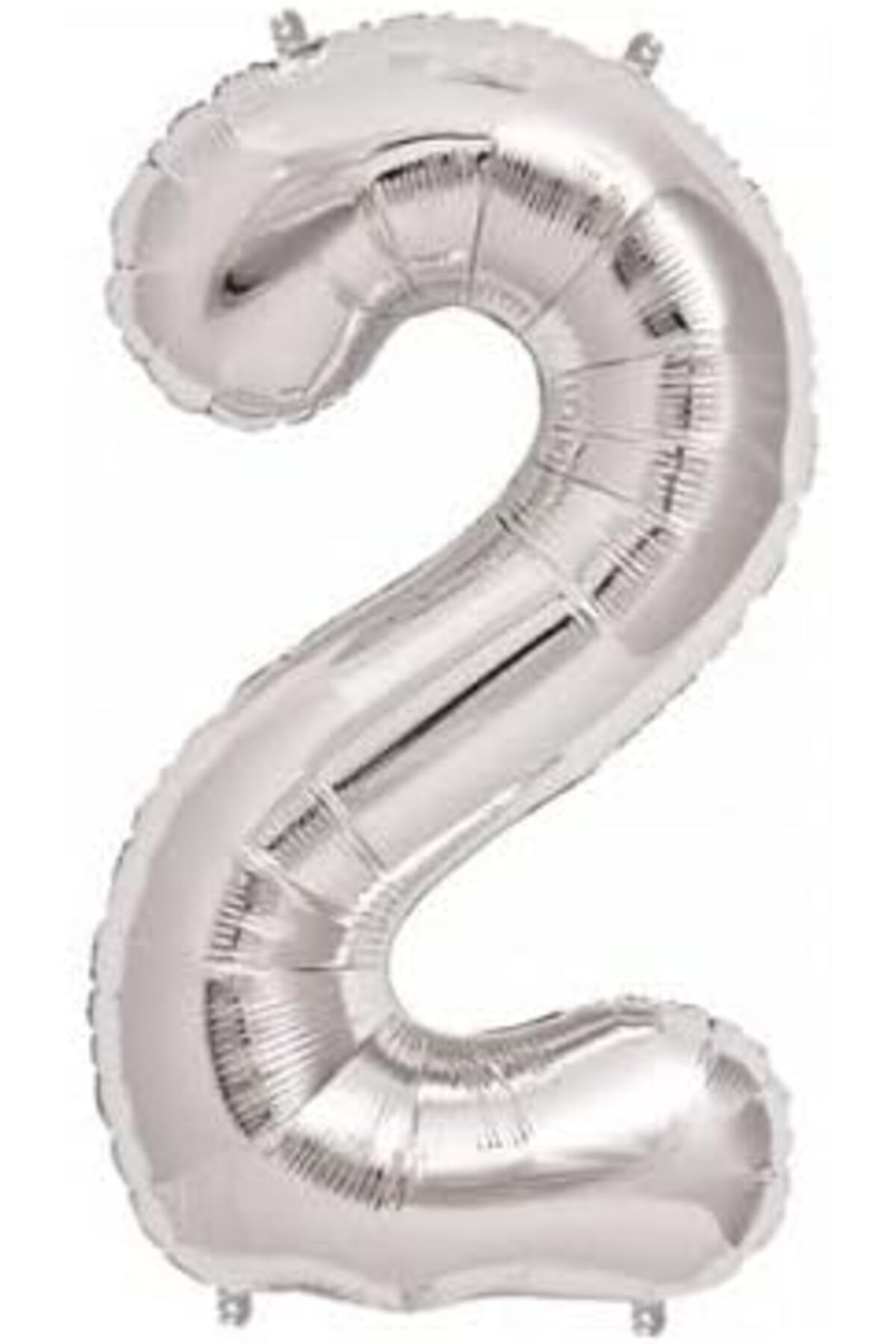 DERİK KADROĞLU Marifetlerim - 2 Rakamı Gümüş Folyo Balon 16 inch 40 cm Yeni 1107872