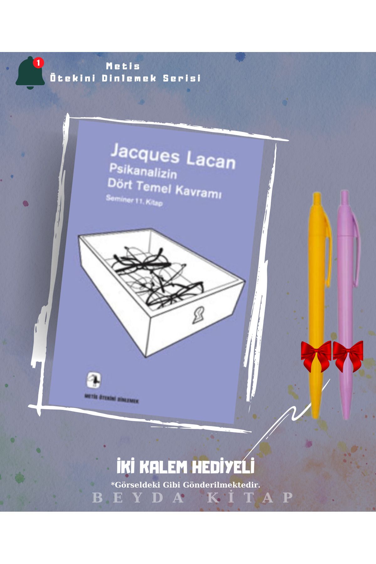 Metis Yayınları Psikanalizin Dört Temel Kavramı - Jacques Lacan - İki Kalem Hediyeli, OTSDNM21