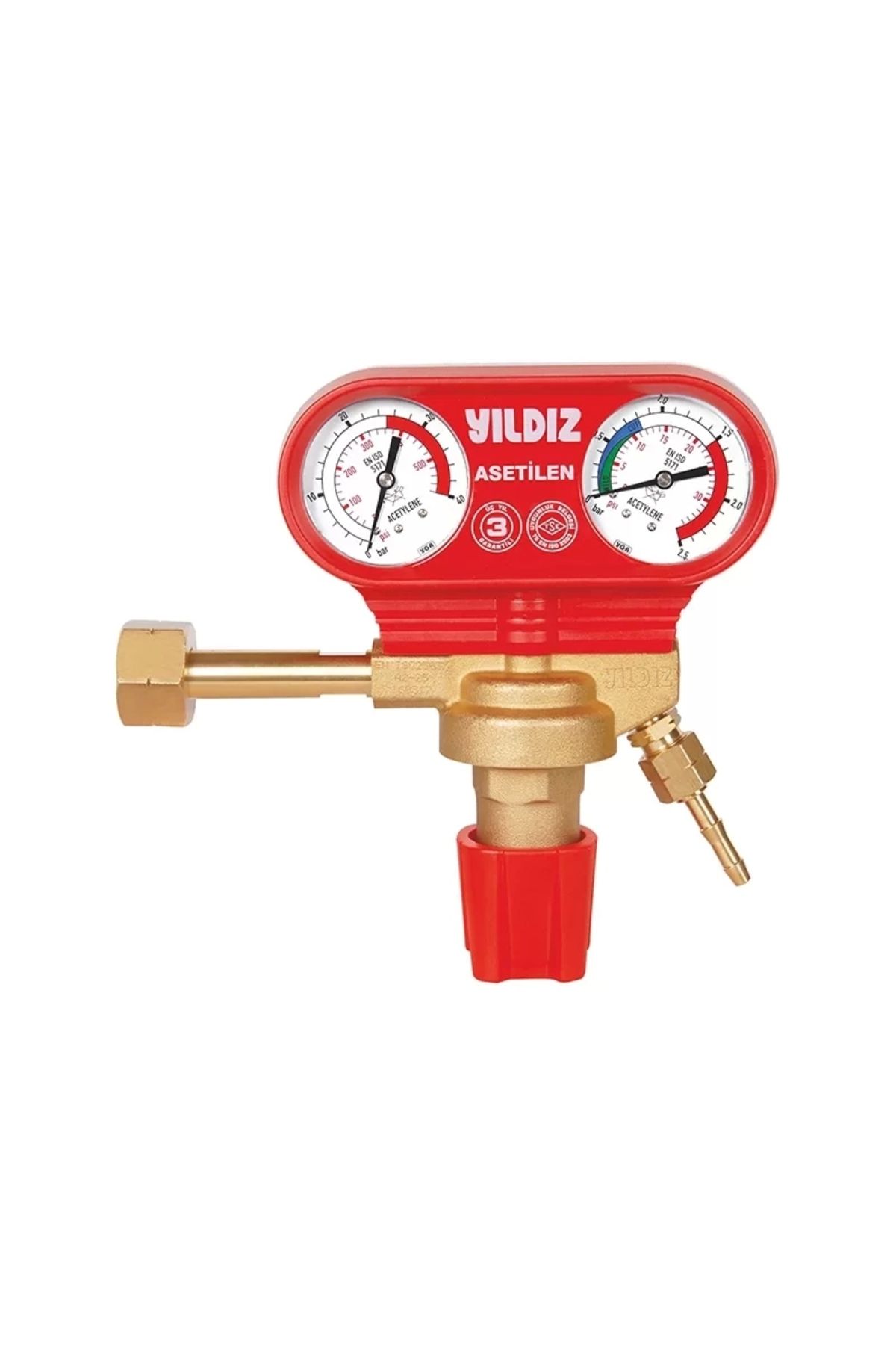Yıldız Gaz Armatürleri Yıldız 5311S Basınç Düşürücü Asetilen