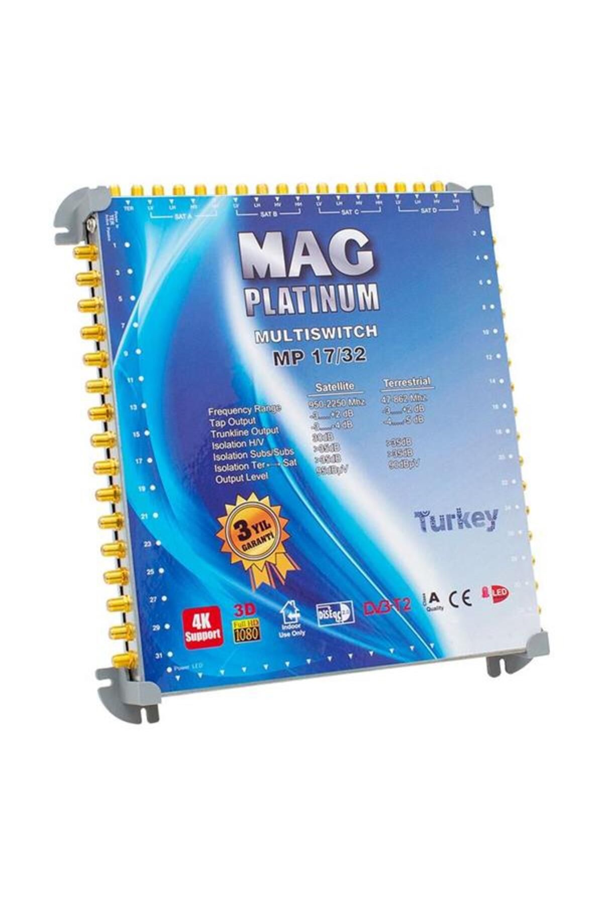Pazarcan Mag Platinum 17-32 Sonlu Uydu Santrali