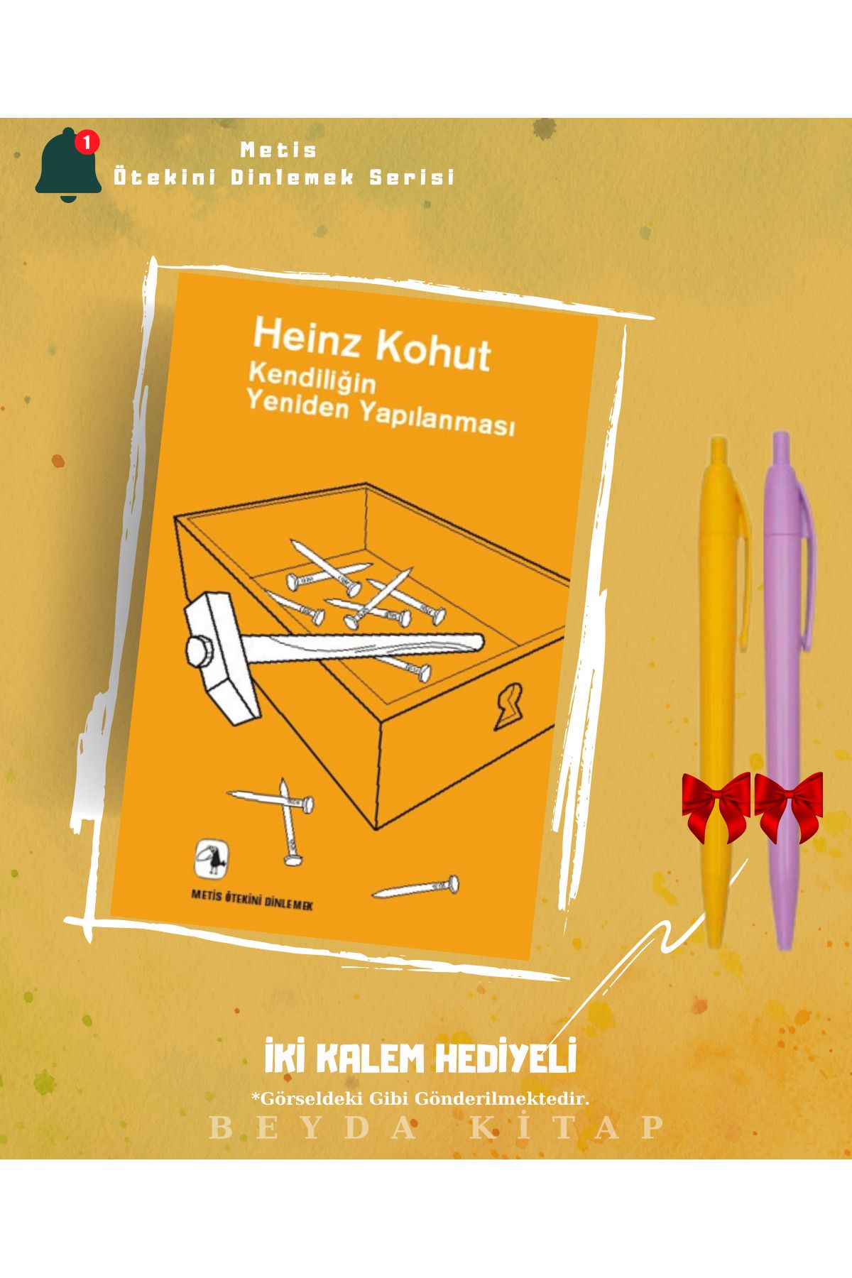 Metis Yayınları Kendiliğin Yeniden Yapılanması - Heinz Kohut - İki Kalem Hediyeli, OTSDNM21