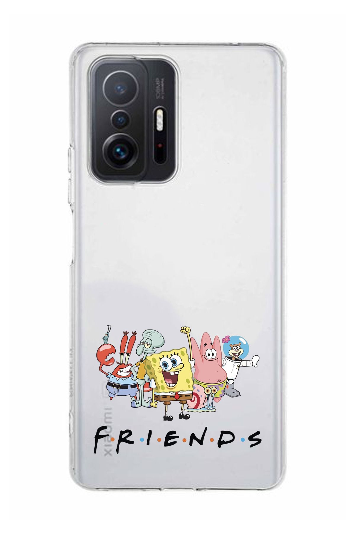 moonset Xiaomi Mi 11T / Mi 11T Pro Uyumlu Friends Tasarımlı Baskılı Şeffaf Telefon Kılıfı