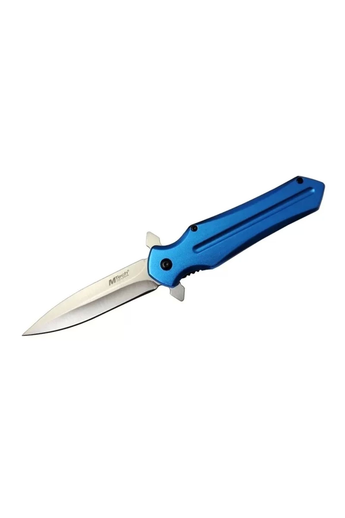 ureticiniz 4224 Mavi Kamp Çakı 21cm- Yarı Otomatik, Kemerlikli