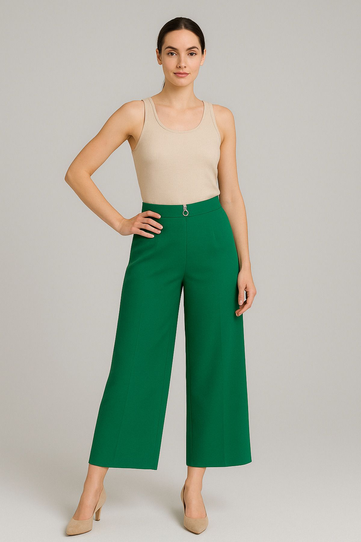 Ahsenbutik Wide Leg Pantolon