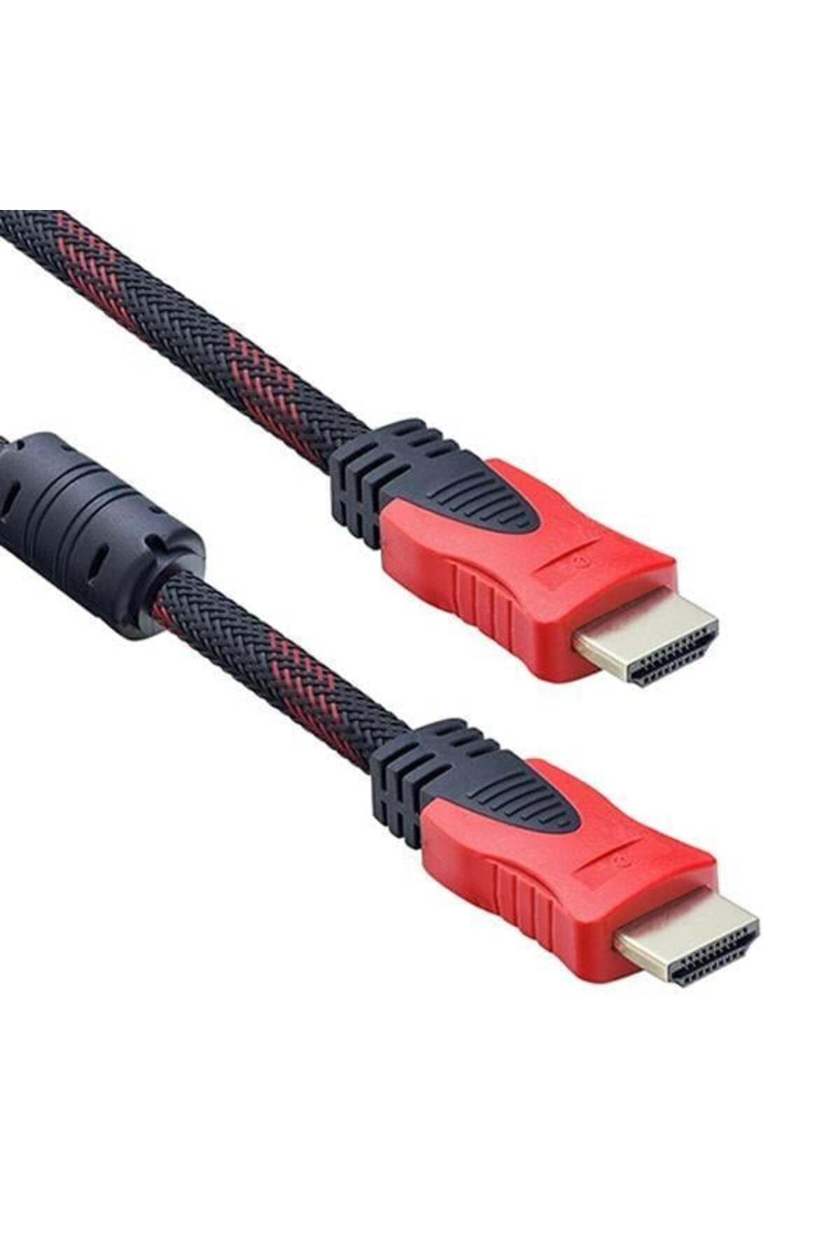 Mu Art Ahşap Powermaster Pm-8800 Gold Uçlu Filtreli Örgülü 1.5 Metre Hdmi Kablo