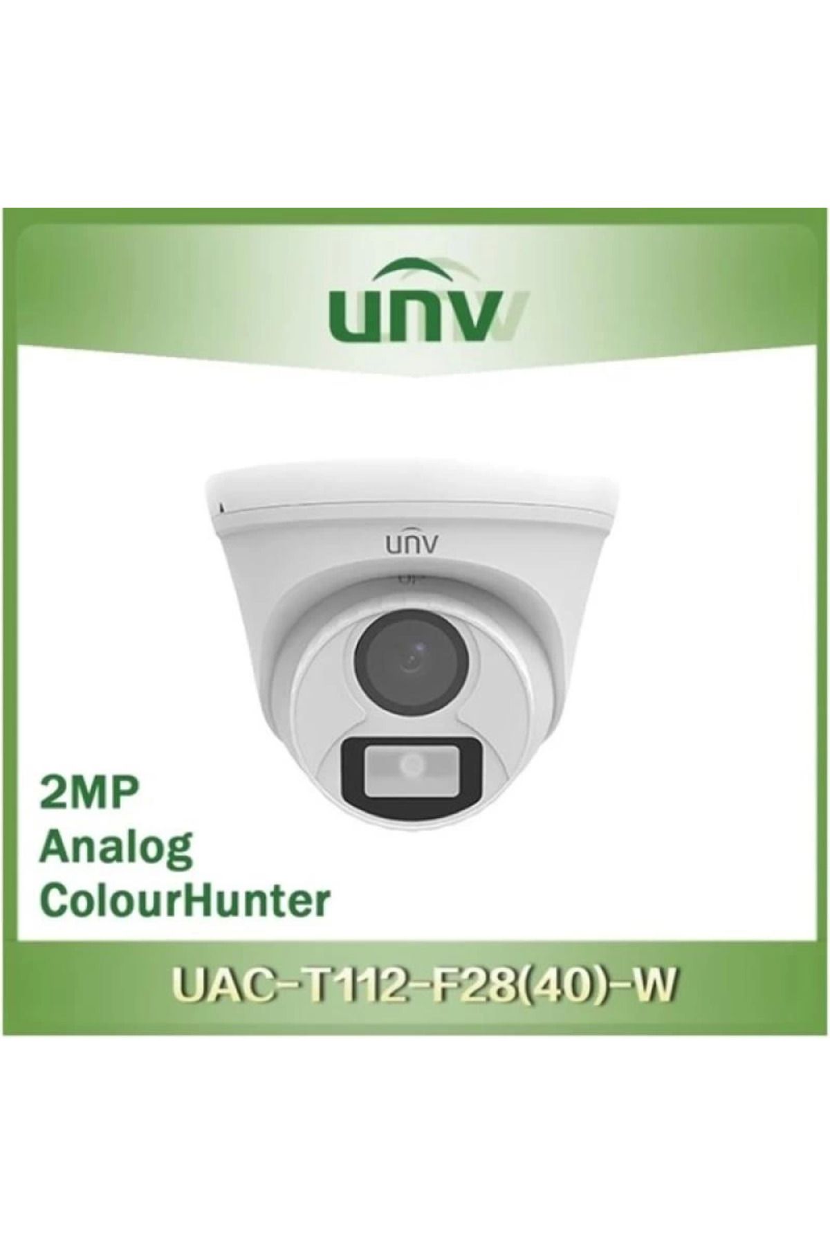 feifei Unv 2Mp Dome 2.8Mm Uac-T112-F28-W Ir Analog Kamera Colourhunter