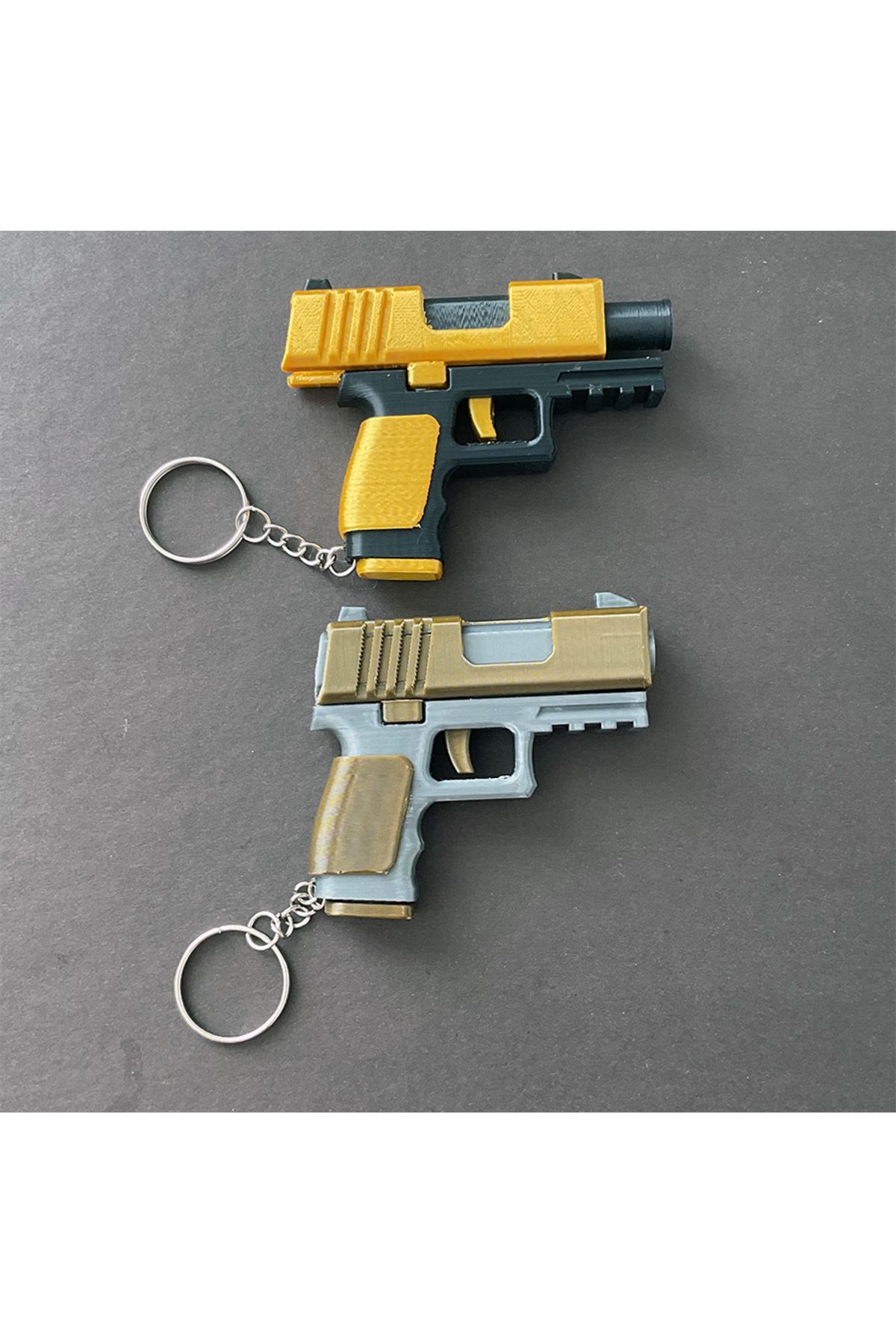 STLFLIX BB GLCK17 – İKONİK GLOCK 17'NİN MİNYATÜR VERSİYONU, İLERİ GERİ MEKANİZMALI STRES OYUNCAĞI