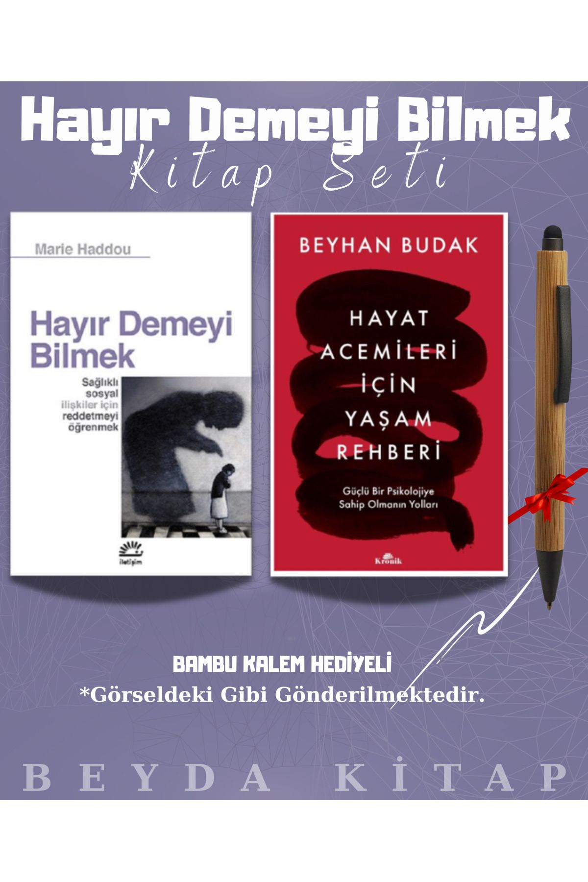 İletişim Yayınları Hayır Demeyi Bilmek - Hayat Acemileri İçin Rehber - Bambu Kalem Hediyeli - Kitap Seti