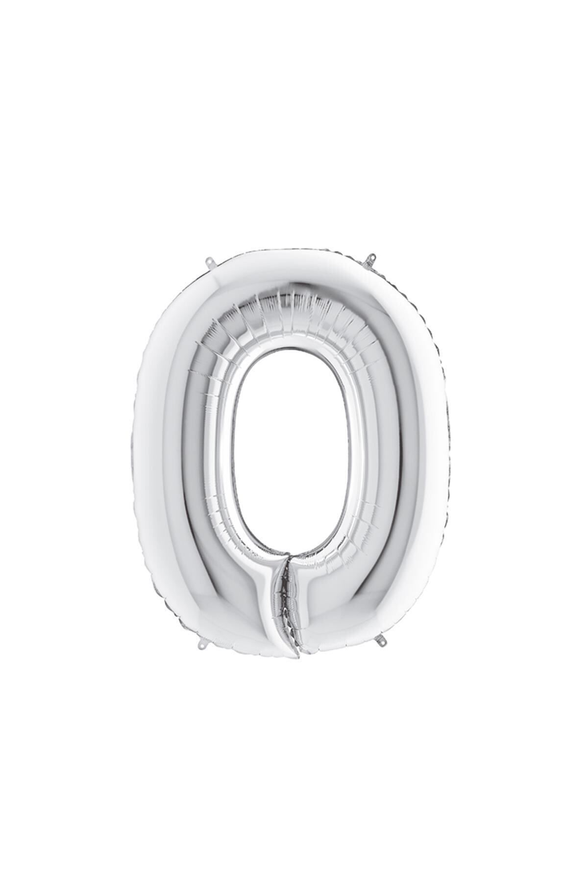 Store Folyo Balon Harf 75cm Gümüş O