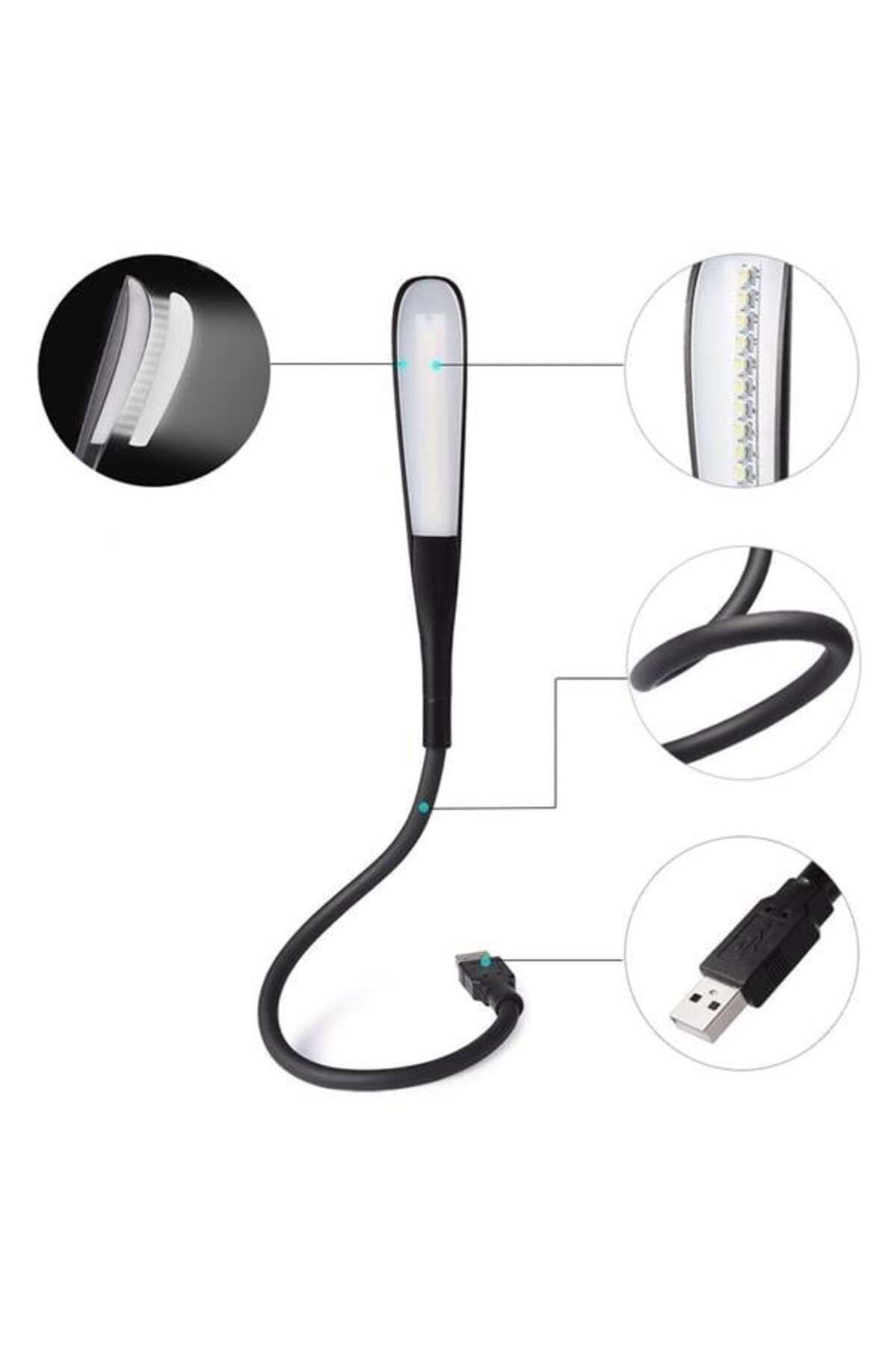 DENİZBİLİŞİM Powermaster Pm-24561 14 Ledli Siyah Esnek Usb Led Lamba