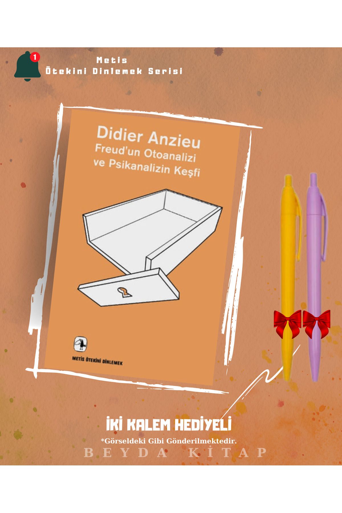 Metis Yayınları Freud'un Otoanalizi - Didier Anzieu - İki Kalem Hediyeli, OTSDNM21