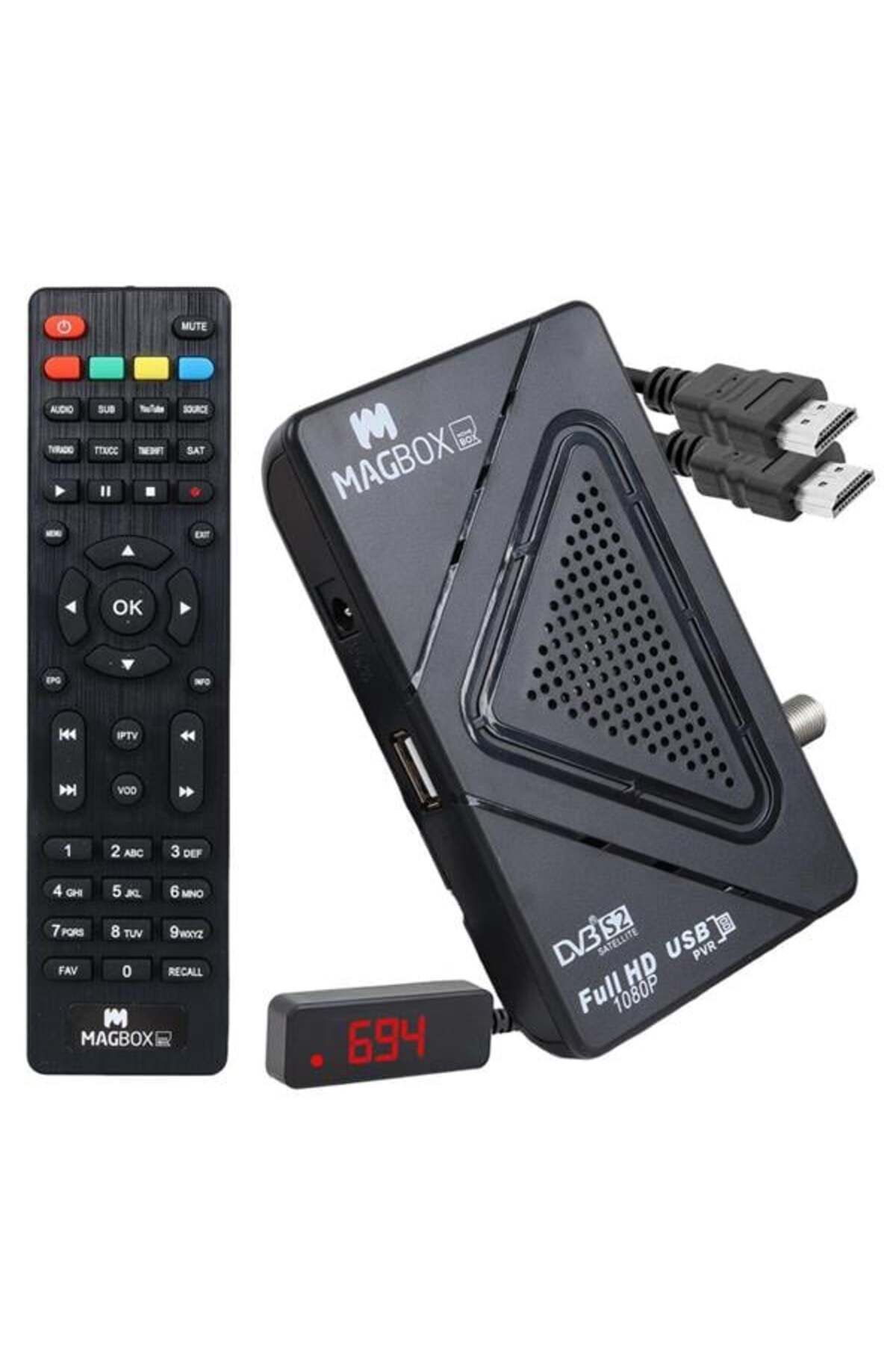 Balesso Magbox Homebox Full Hd Uydu Alıcısı 4000 Kanal Tkgs / Youtube / Usb Destekli (UZATMA DİSPLAY GÖZLÜ)