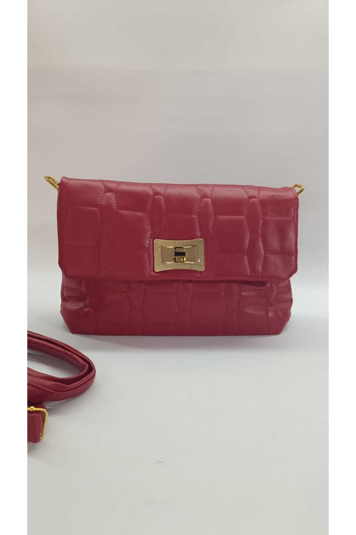 Butik Kadın Suni Deri Askılı Çapraz Ayarlanabilir Omuz Çantası