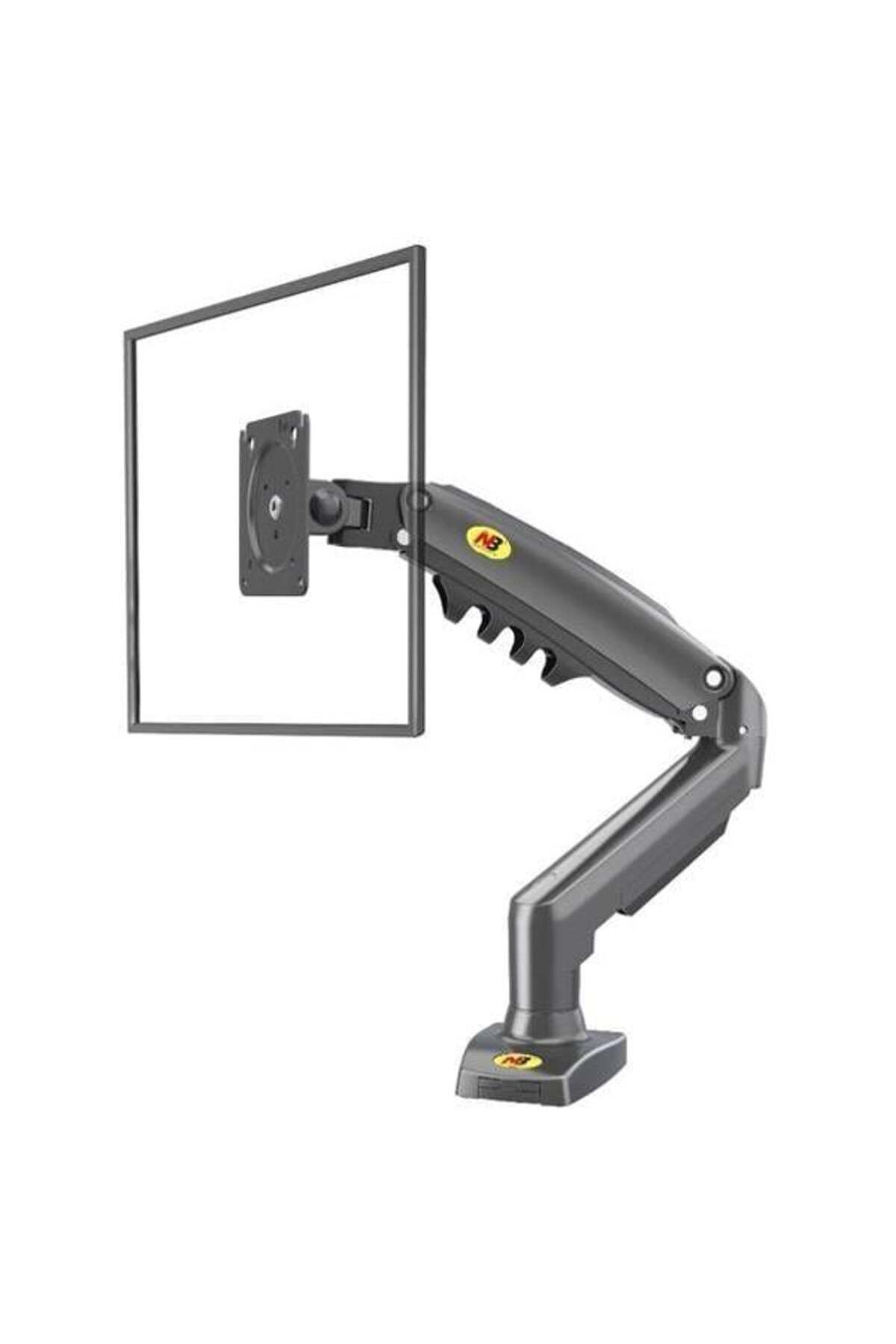 Pazarcan North Bayou 17-30'' Tek Kol Amortisörlü Stand Lcd-Led Monitör Tutucu Askı Aparatı F80