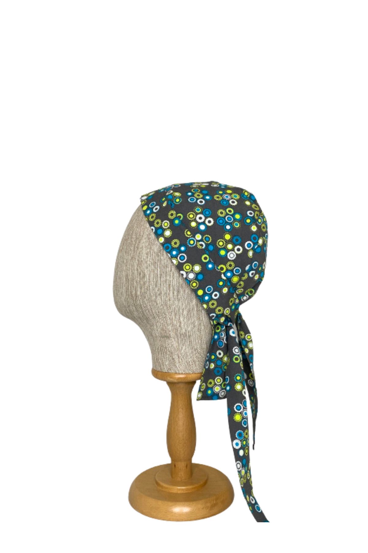 Viridi Medical Fashion Gri Desenli Cerrahi Ense Bone