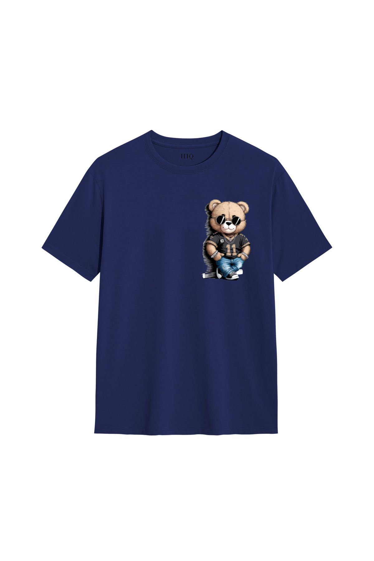 MODA Teddy Bear Rapçi Baskılı Oversize Tshirt