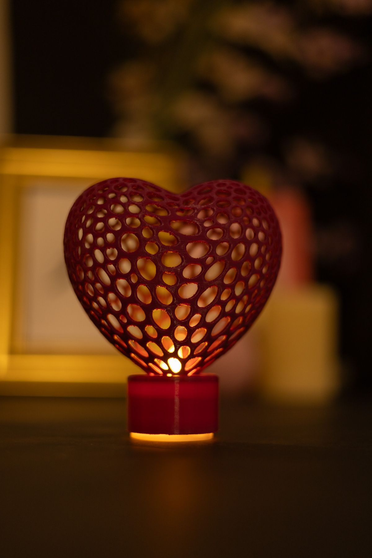 domini Kalp - Dekoratif / Hediyelik Mumluk - Tealight