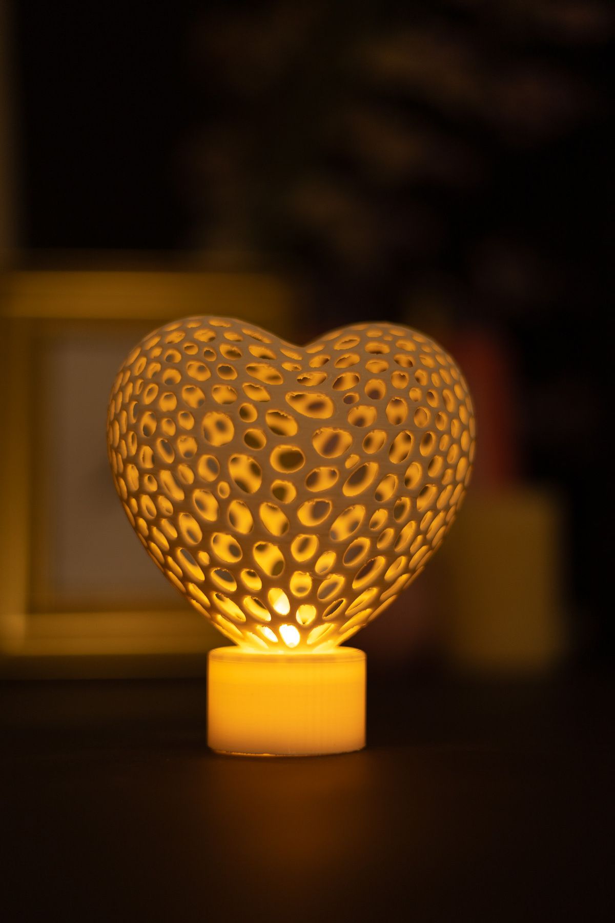domini Kalp - Dekoratif / Hediyelik Mumluk - Tealight