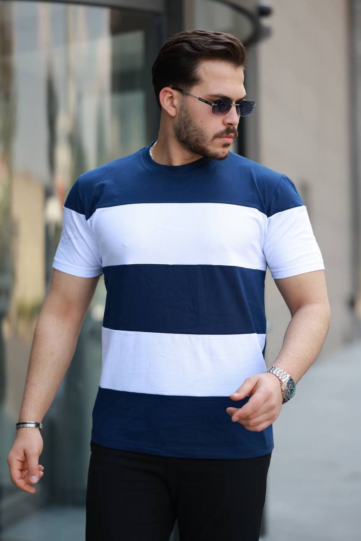 ROBERTO BORNOVA 20/1 Parçalı Bisiklet Yaka Tişört