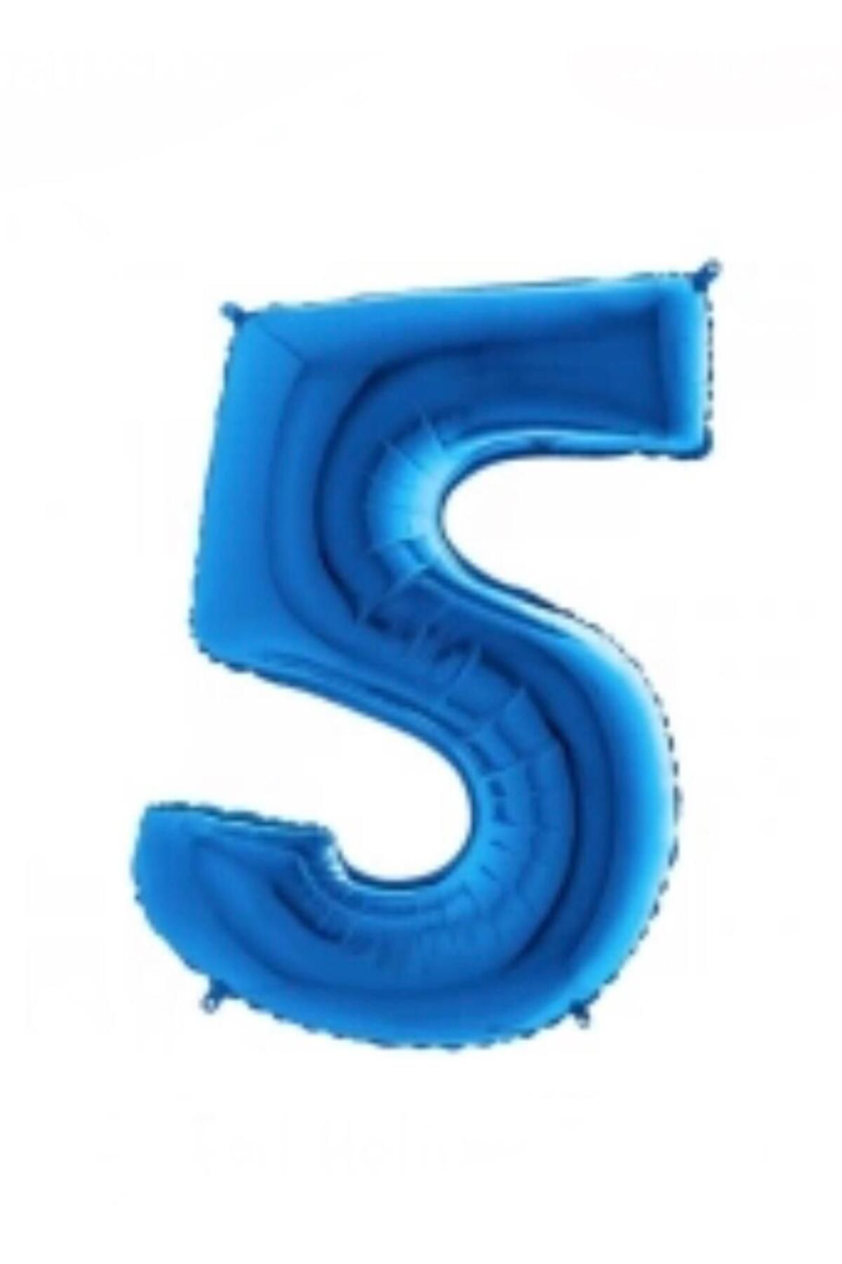 MİNAY 5RAKAM FOLYO BALON KOYU MAVİ RENK 40" 100cm