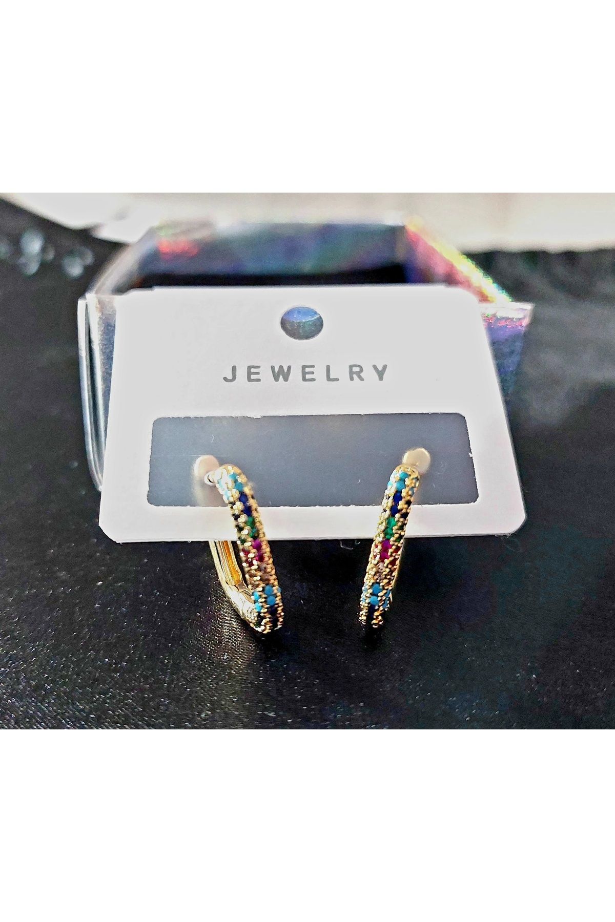 Helys Accessories VİP renkli çelik küpe
