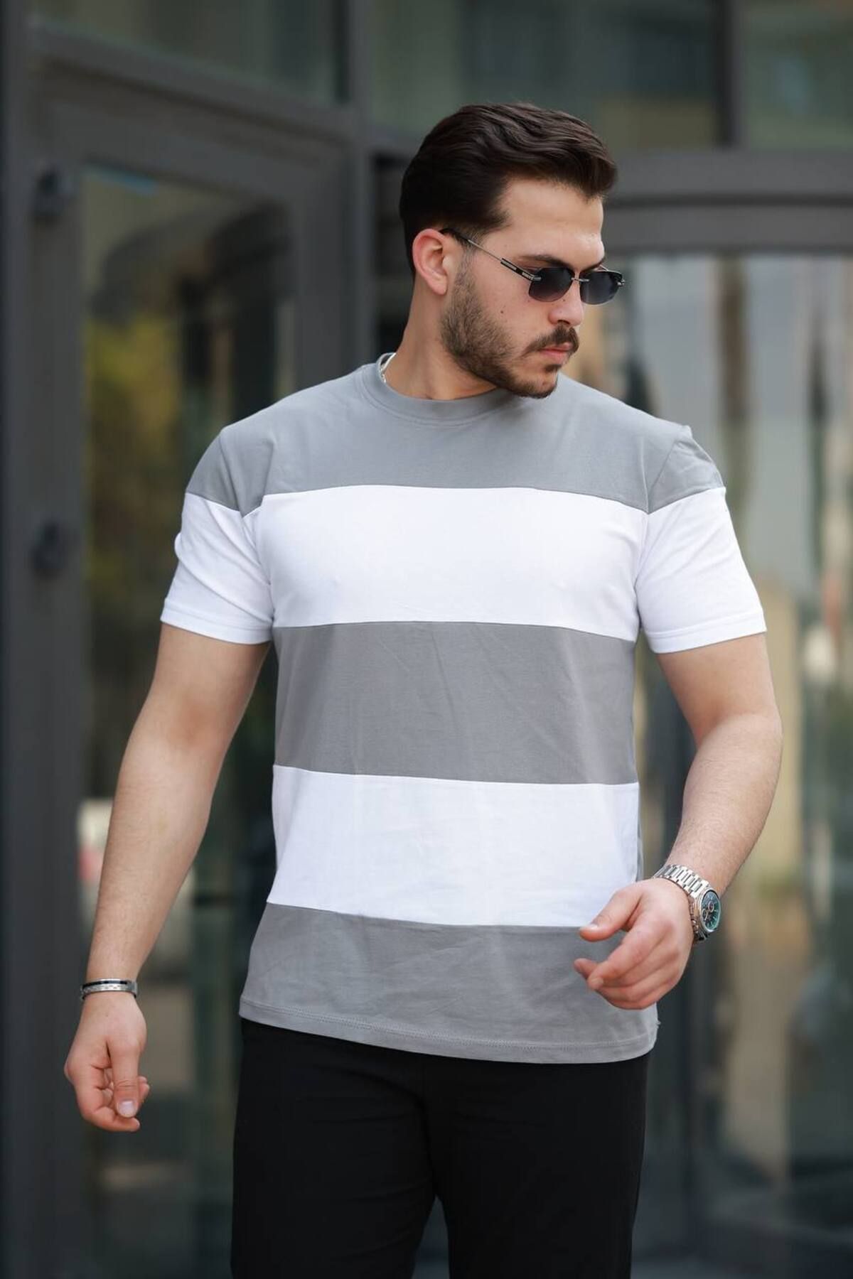 ROBERTO BORNOVA 20/1 Parçalı Bisiklet Yaka Tişört